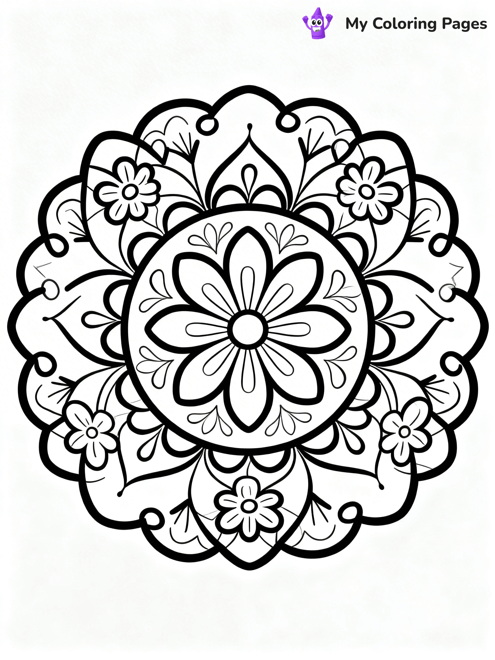 Circle Coloring Pages - 9