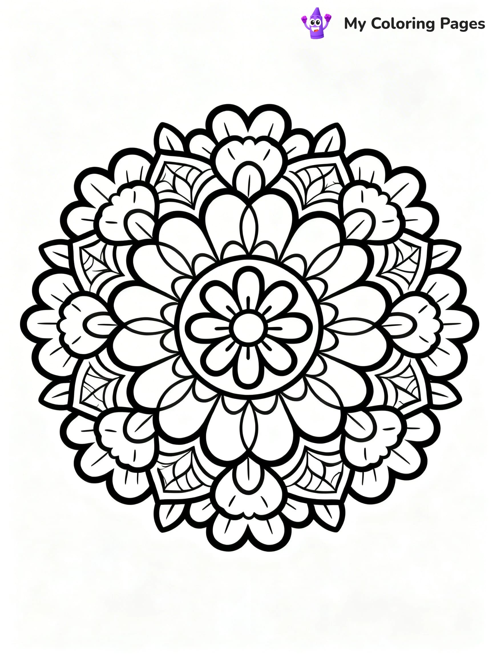 Circle Coloring Pages - 8