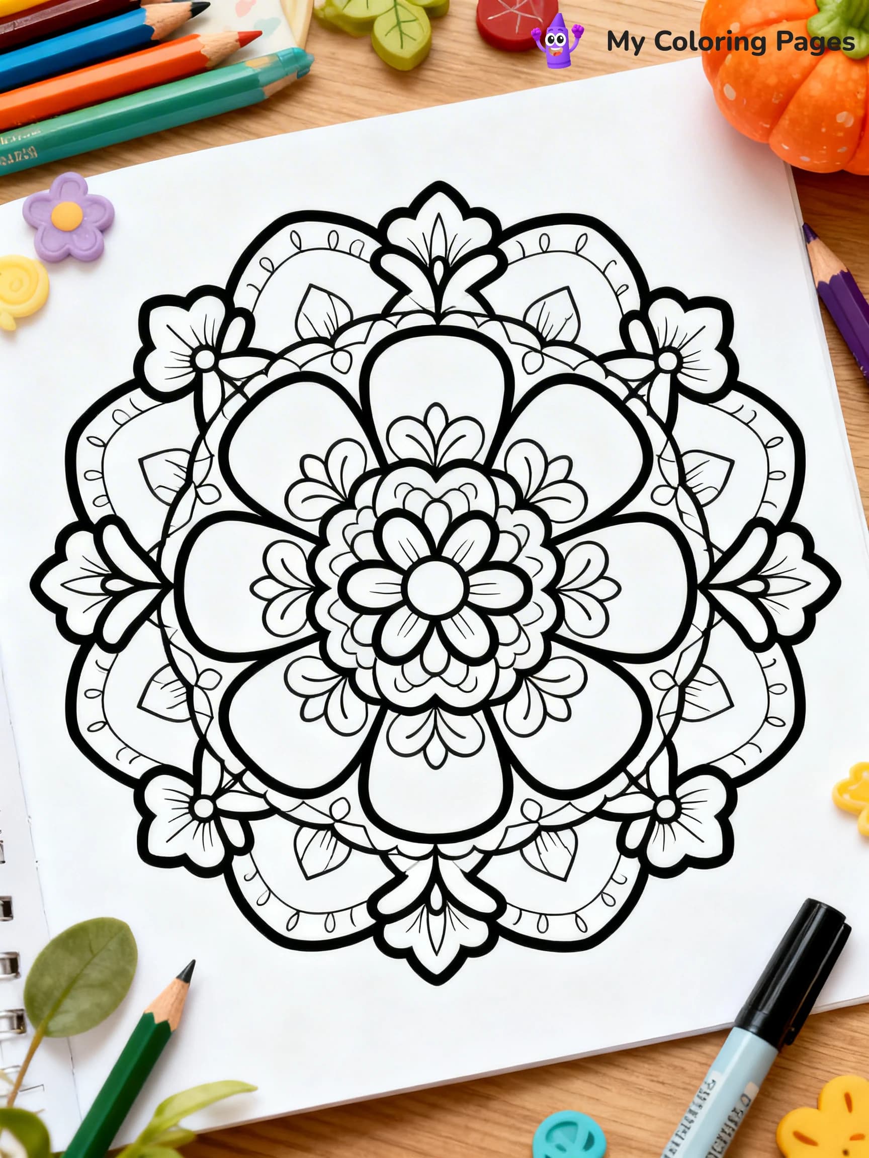 Circle Coloring Pages - 6
