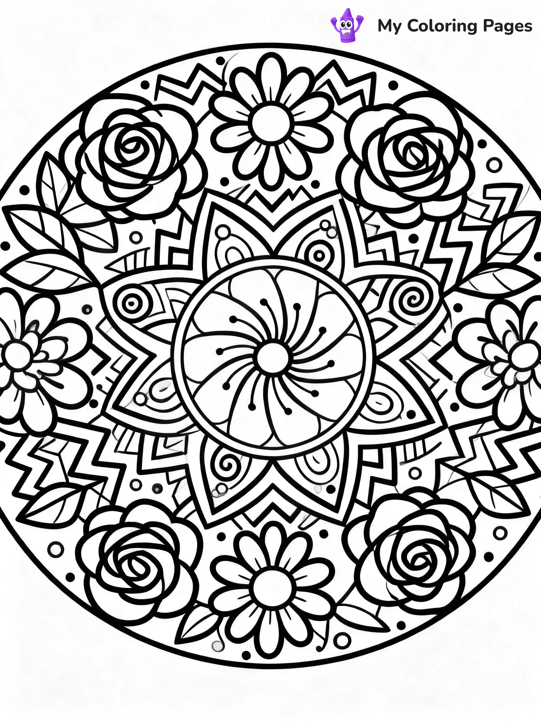 Circle Coloring Pages - 5