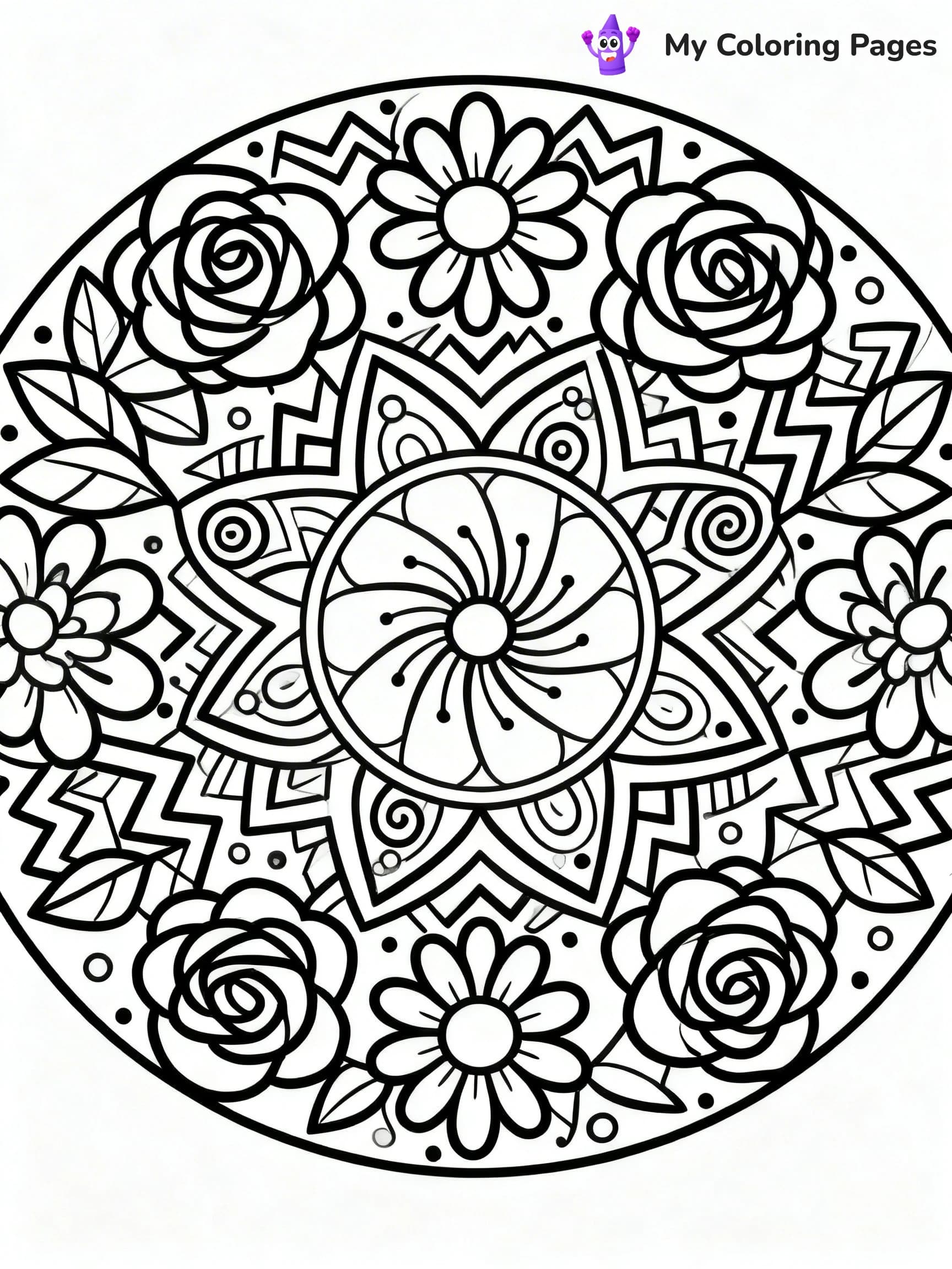 Circle Coloring Pages - 5