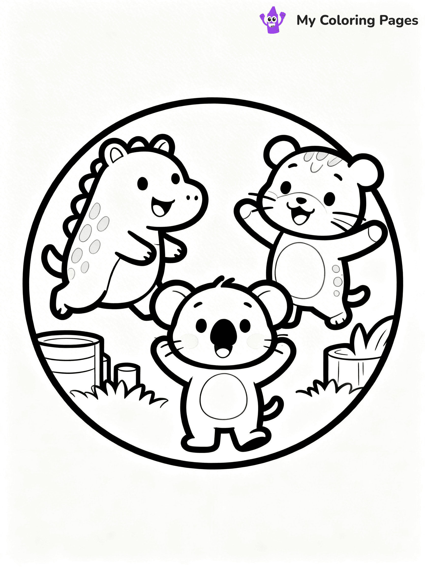 Circle Coloring Pages - 3