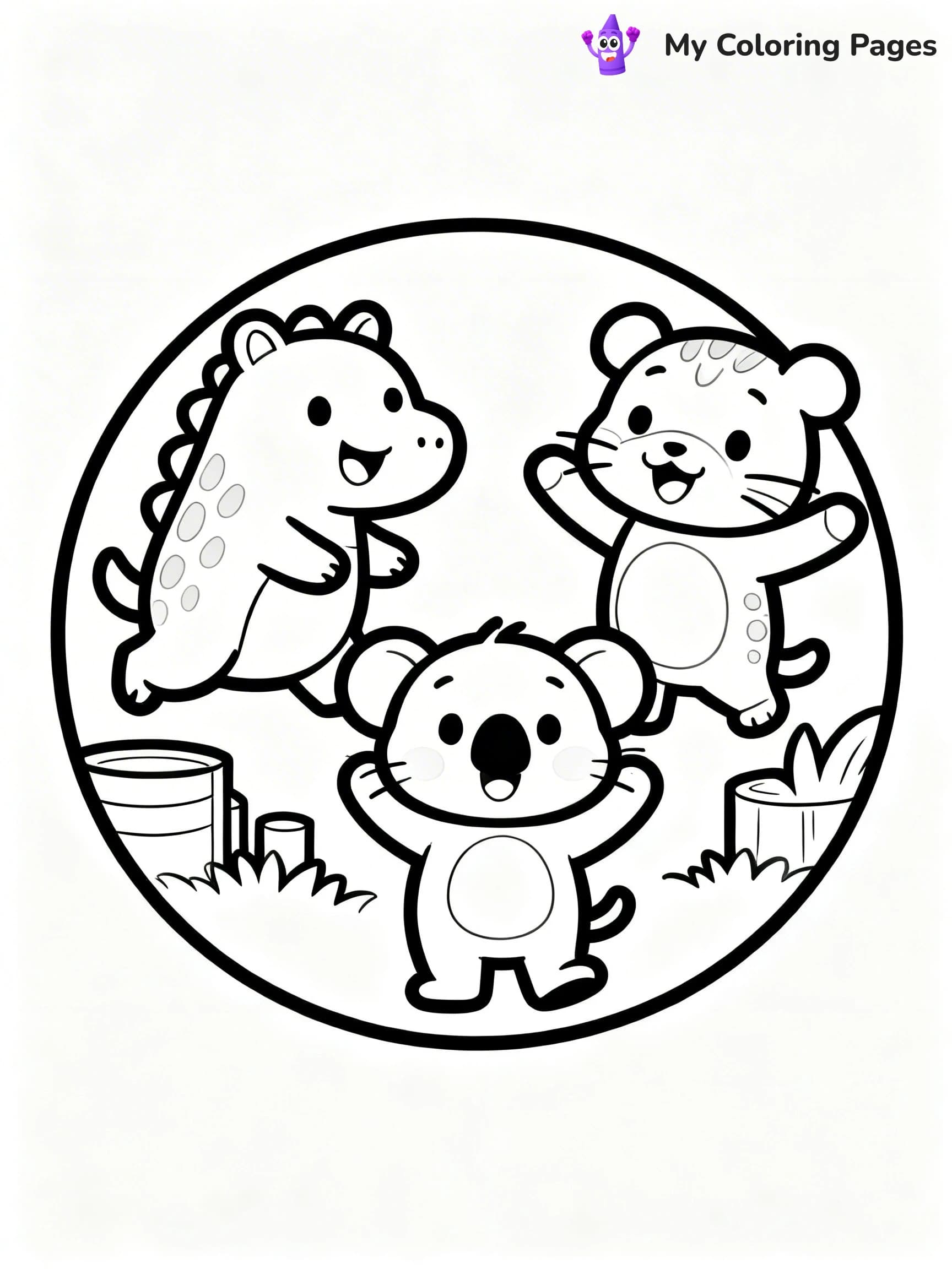 Circle Coloring Pages - 3