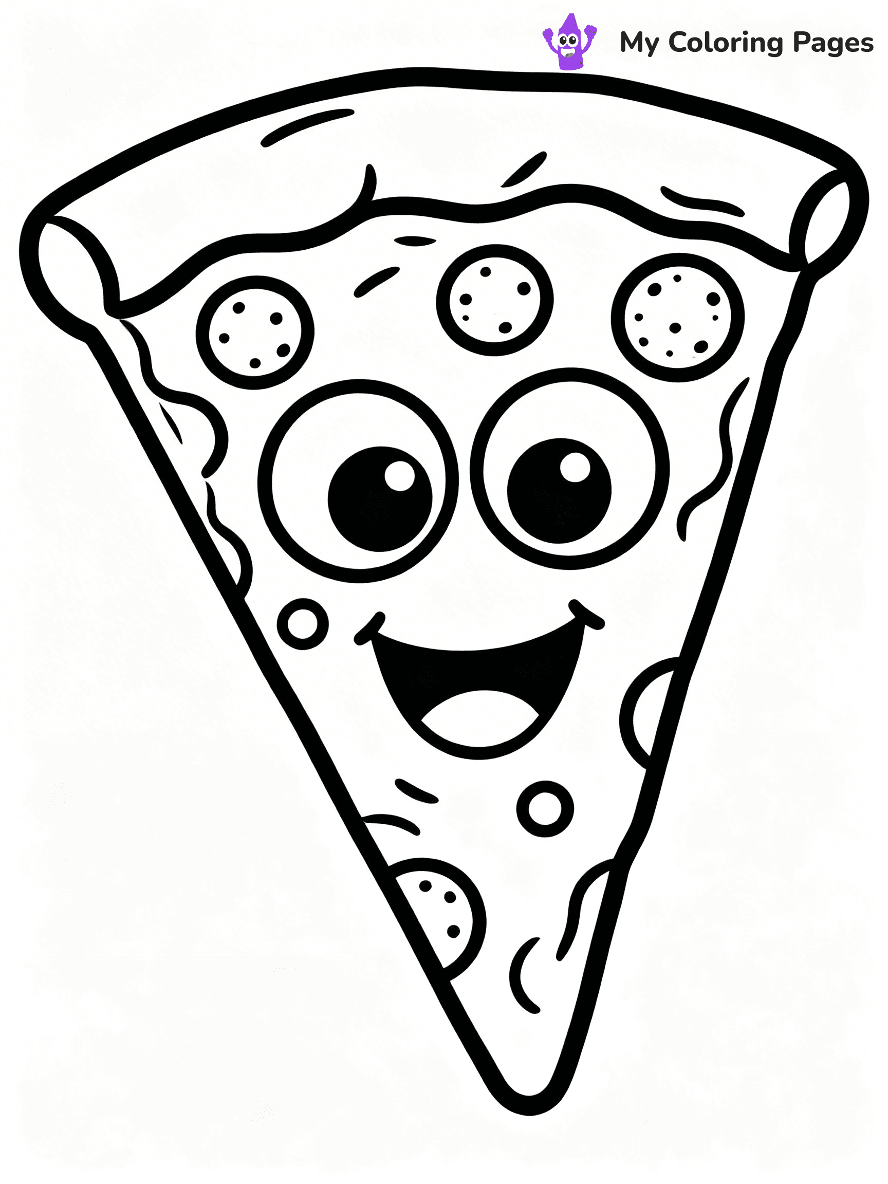 Cute Food Coloring Pages - 48