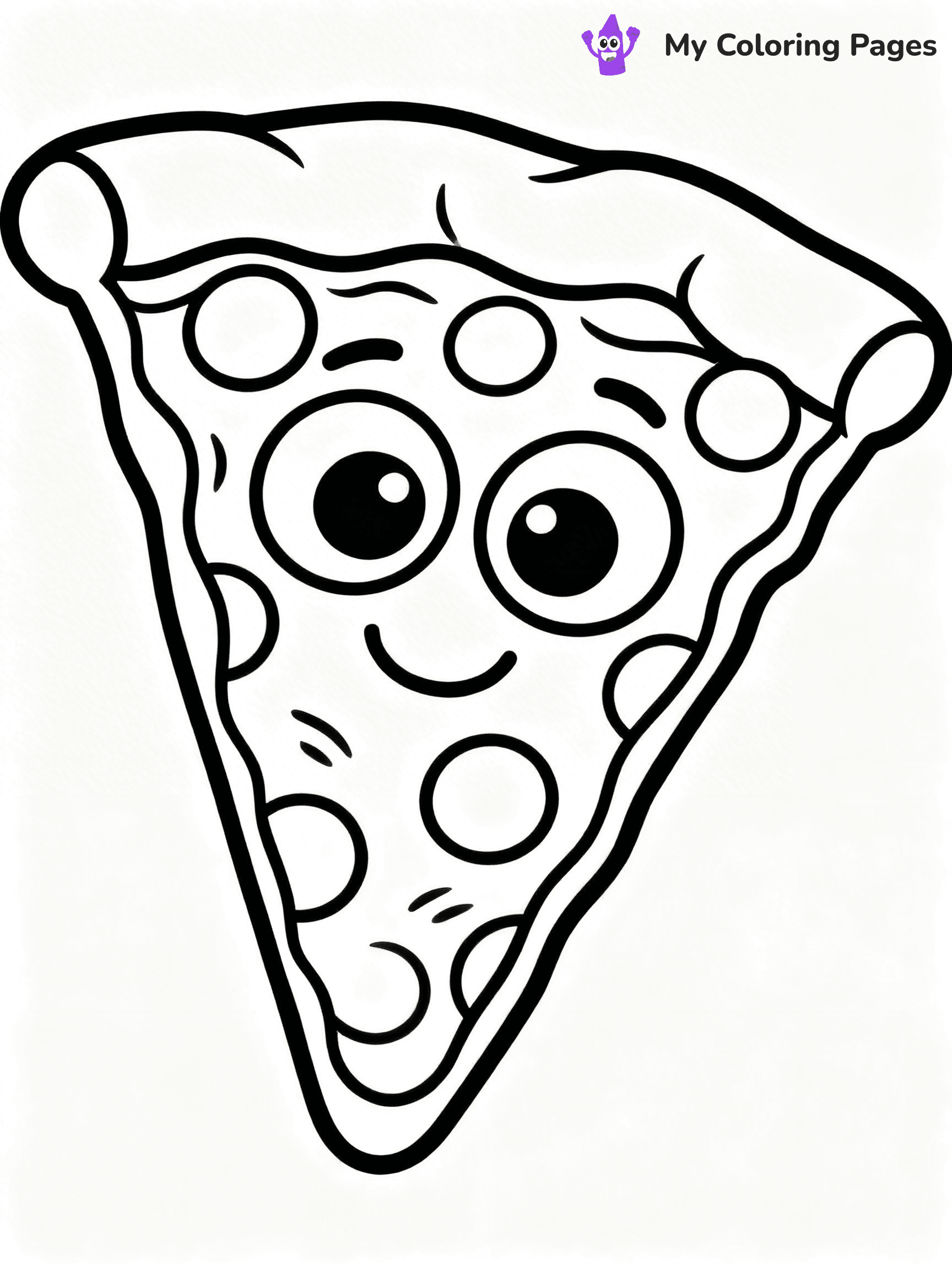 Cute Food Coloring Pages - 47