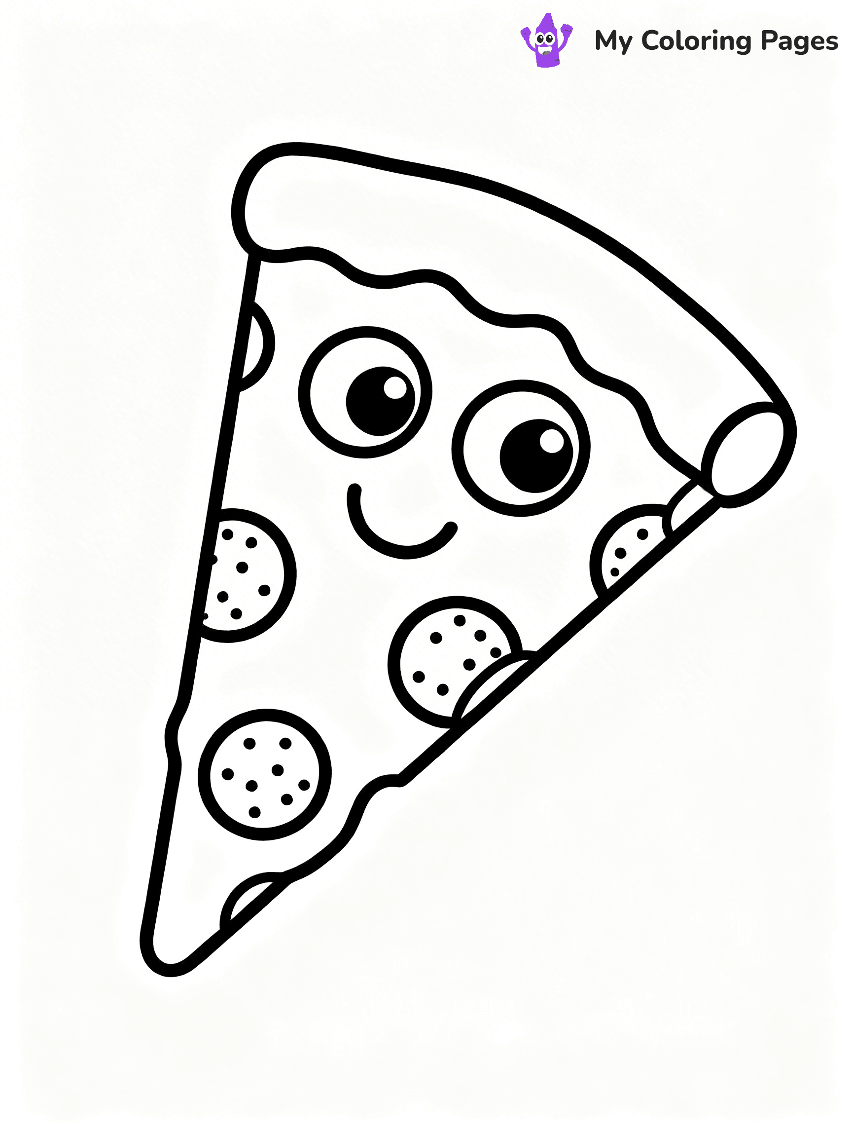 Cute Food Coloring Pages - 45