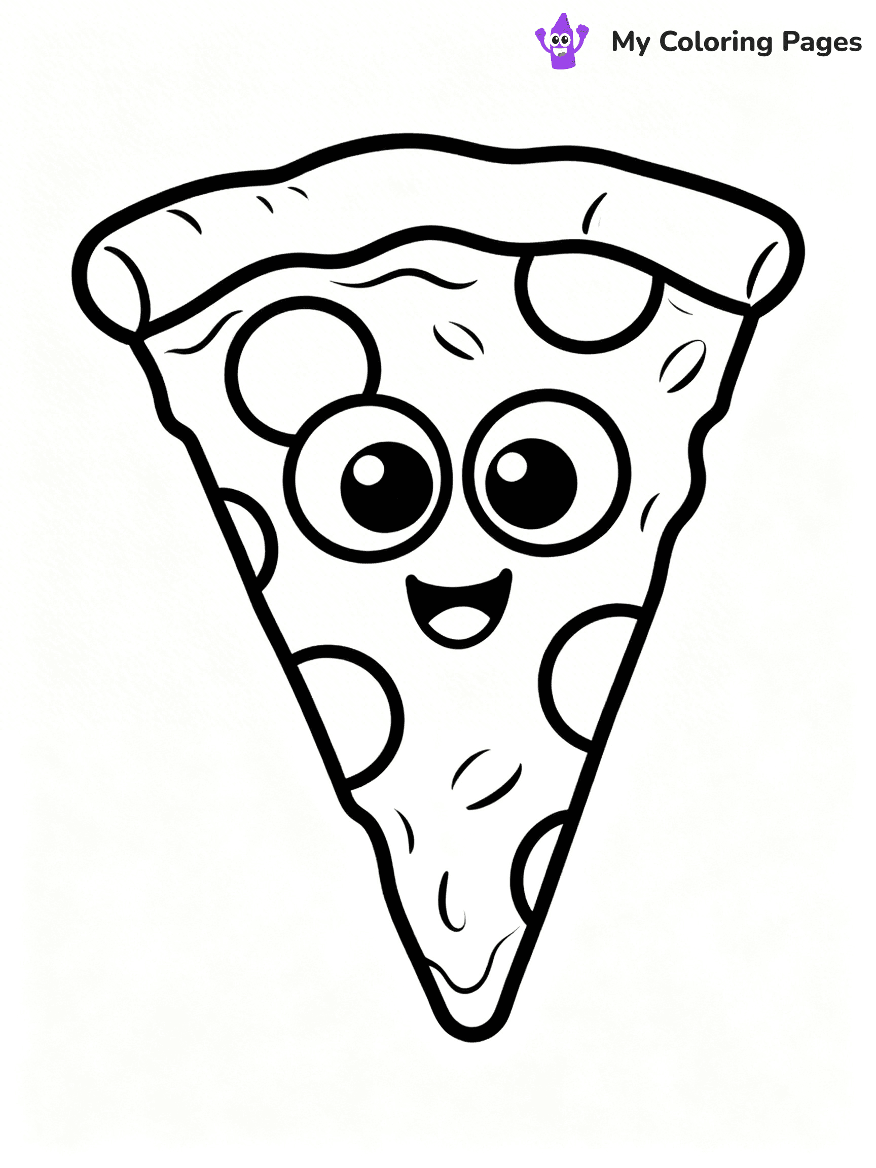Cute Food Coloring Pages - 43