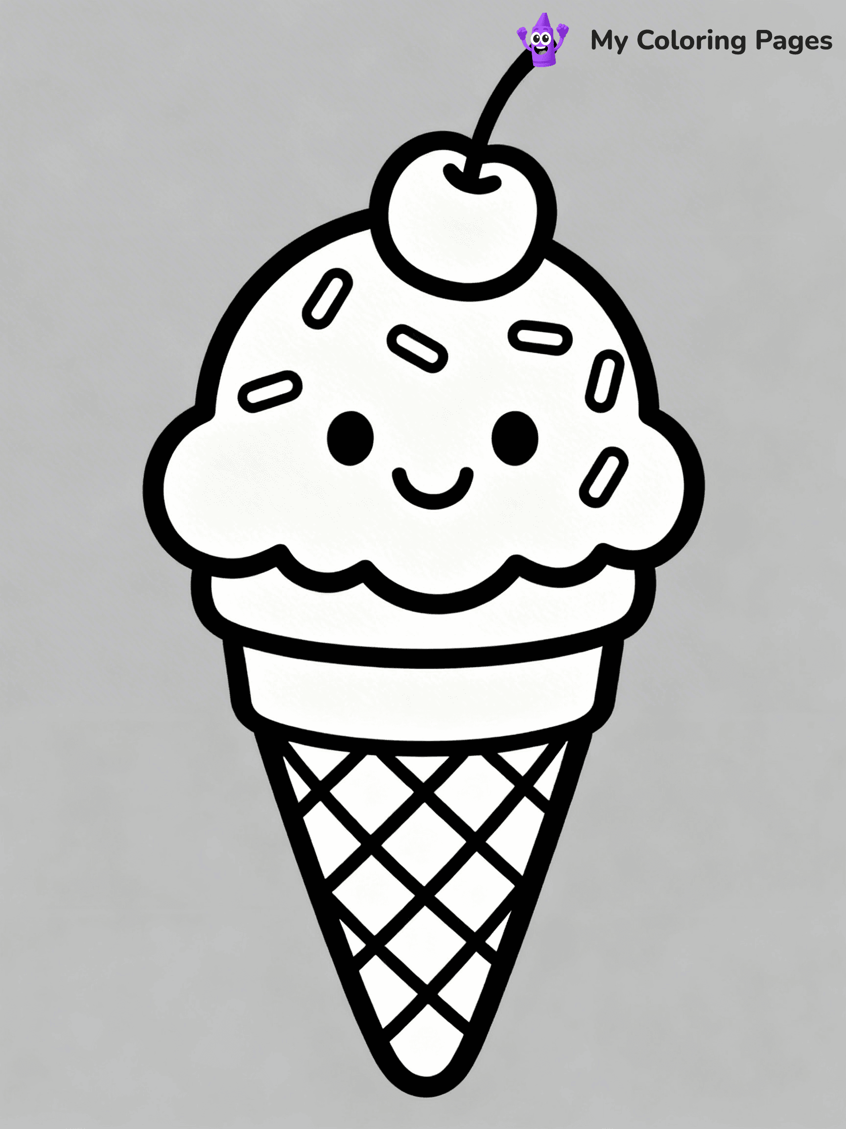 Cute Food Coloring Pages - 41