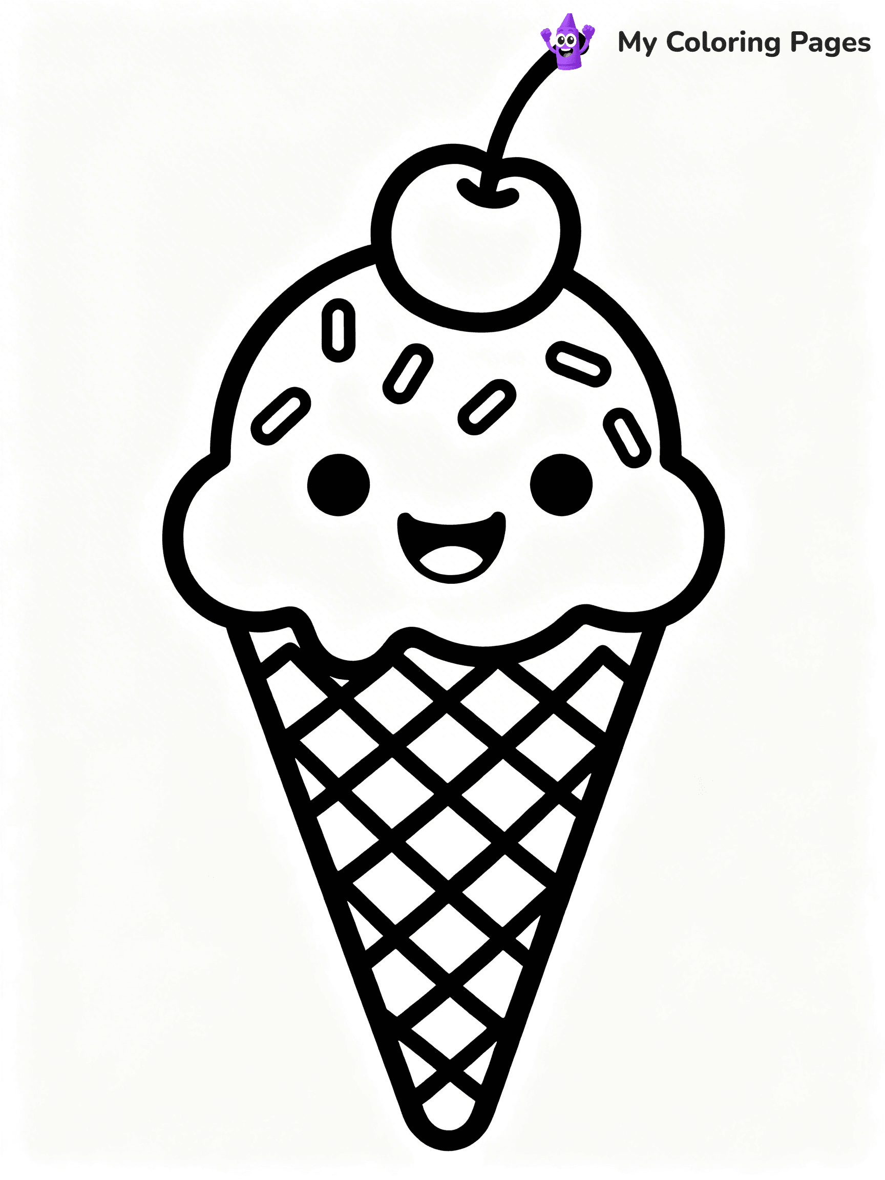 Cute Food Coloring Pages - 40