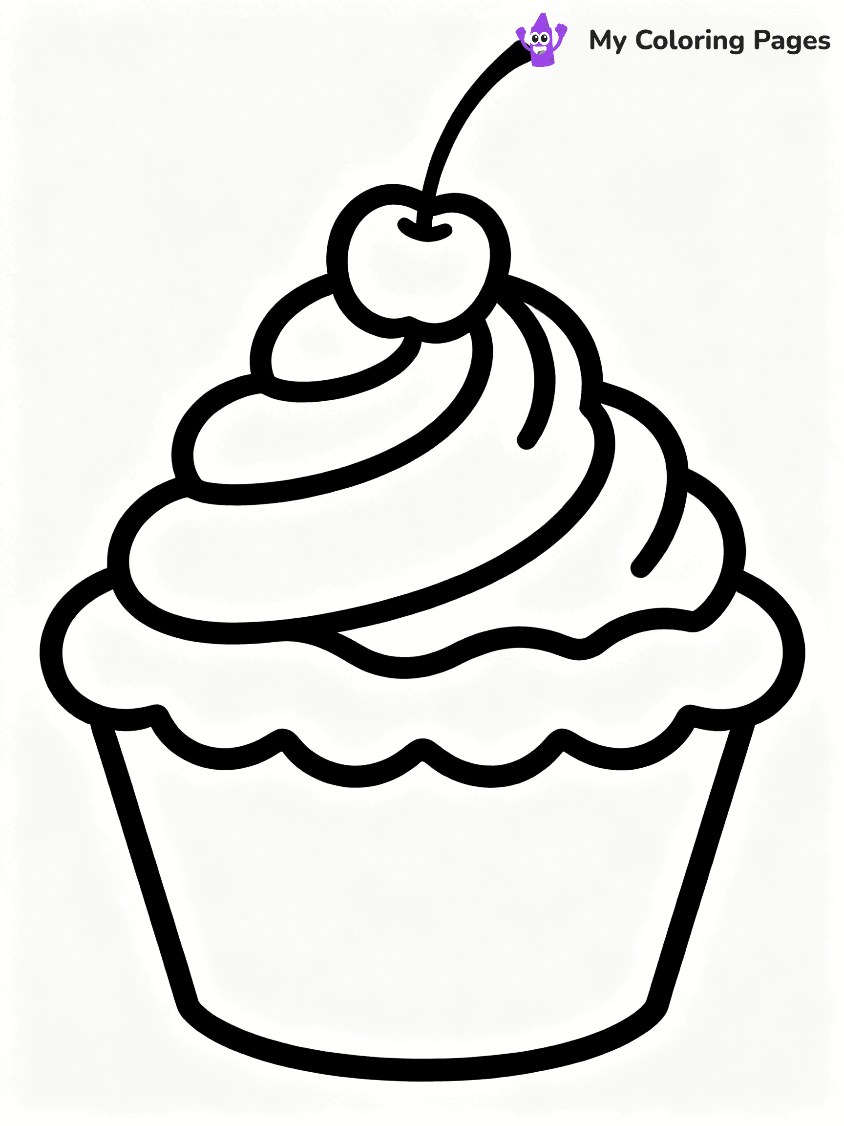 Cute Food Coloring Pages - 35