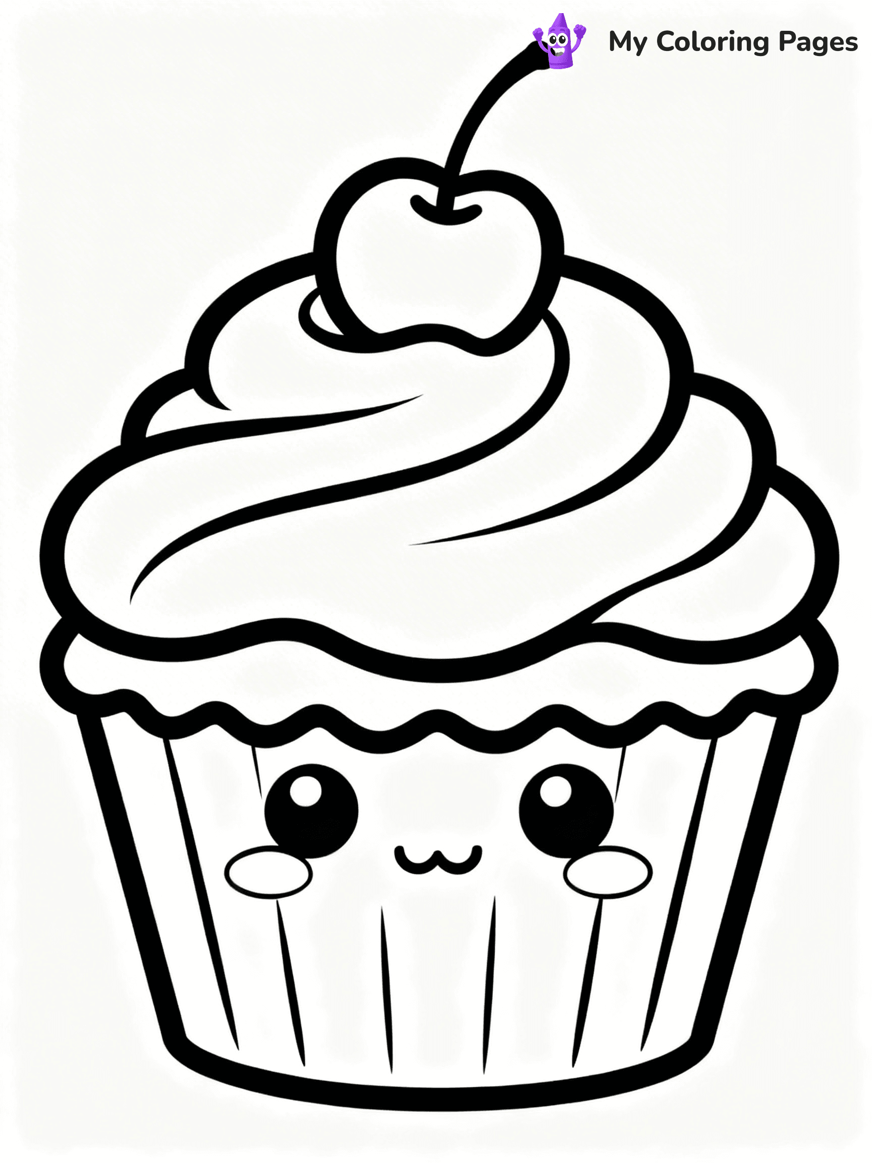 Cute Food Coloring Pages - 34