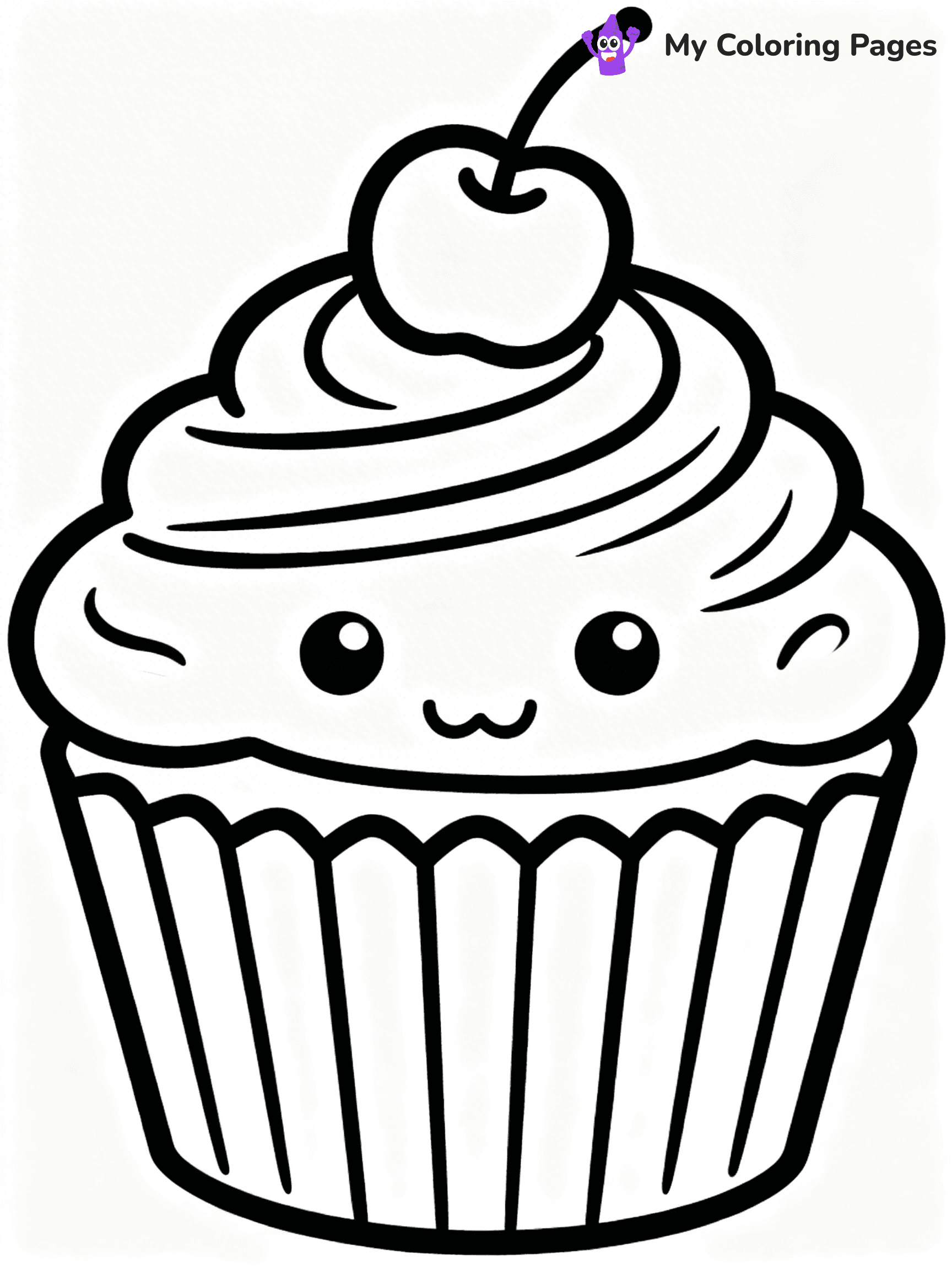 Cute Food Coloring Pages - 31