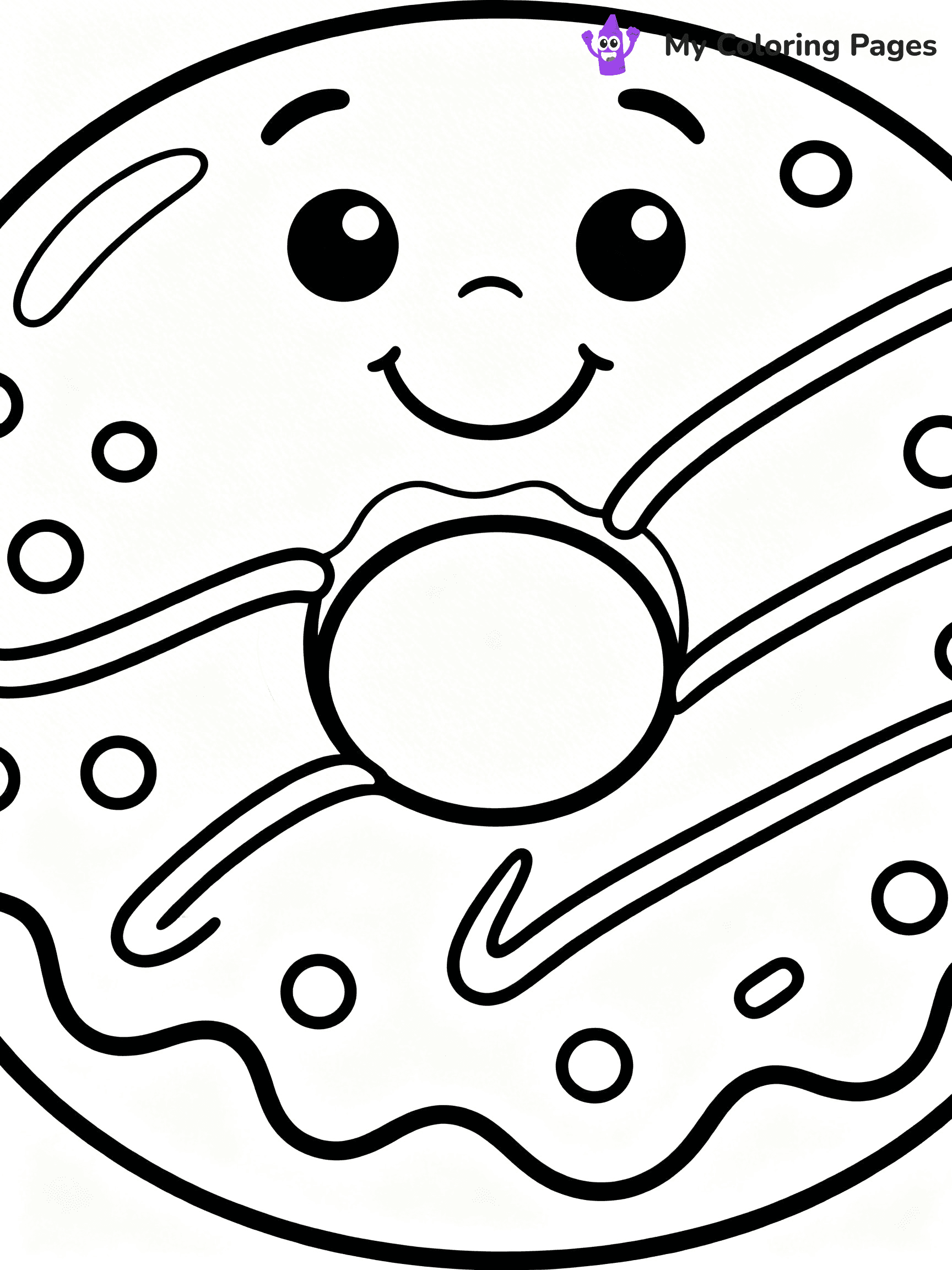 Cute Food Coloring Pages - 26