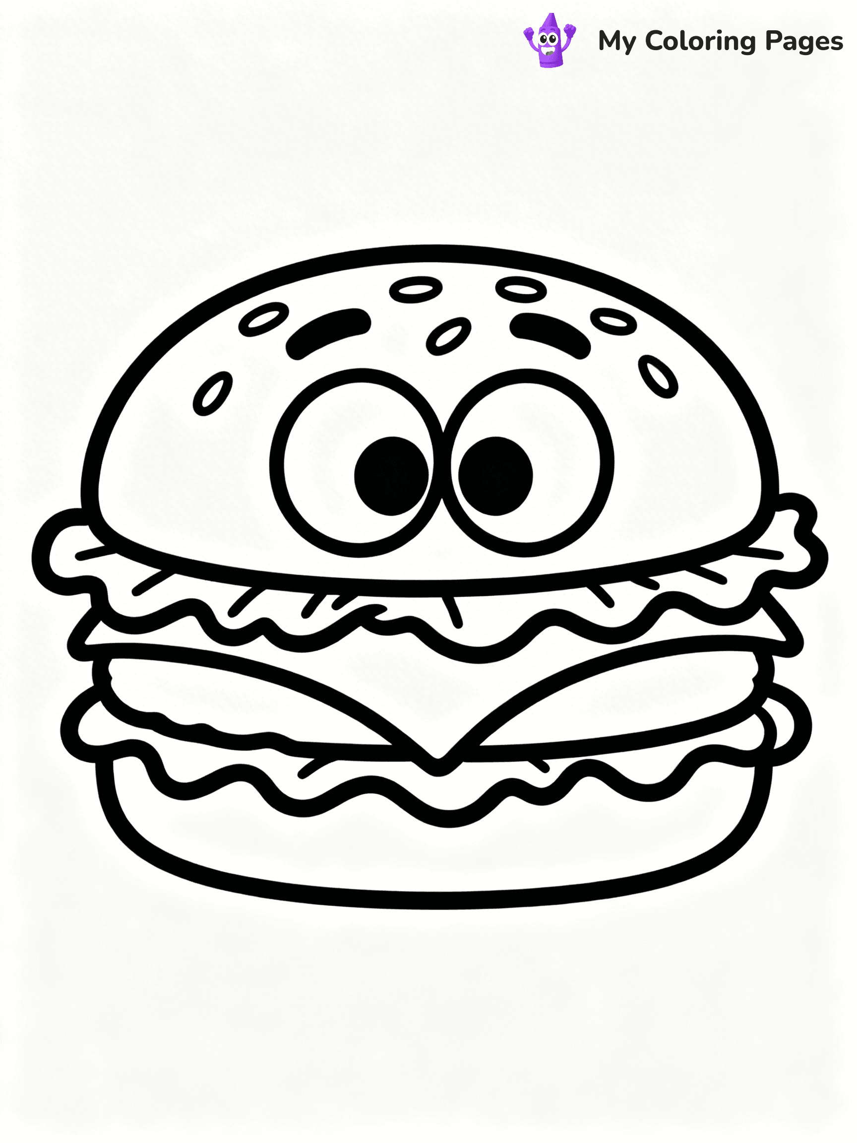 Cute Food Coloring Pages - 20