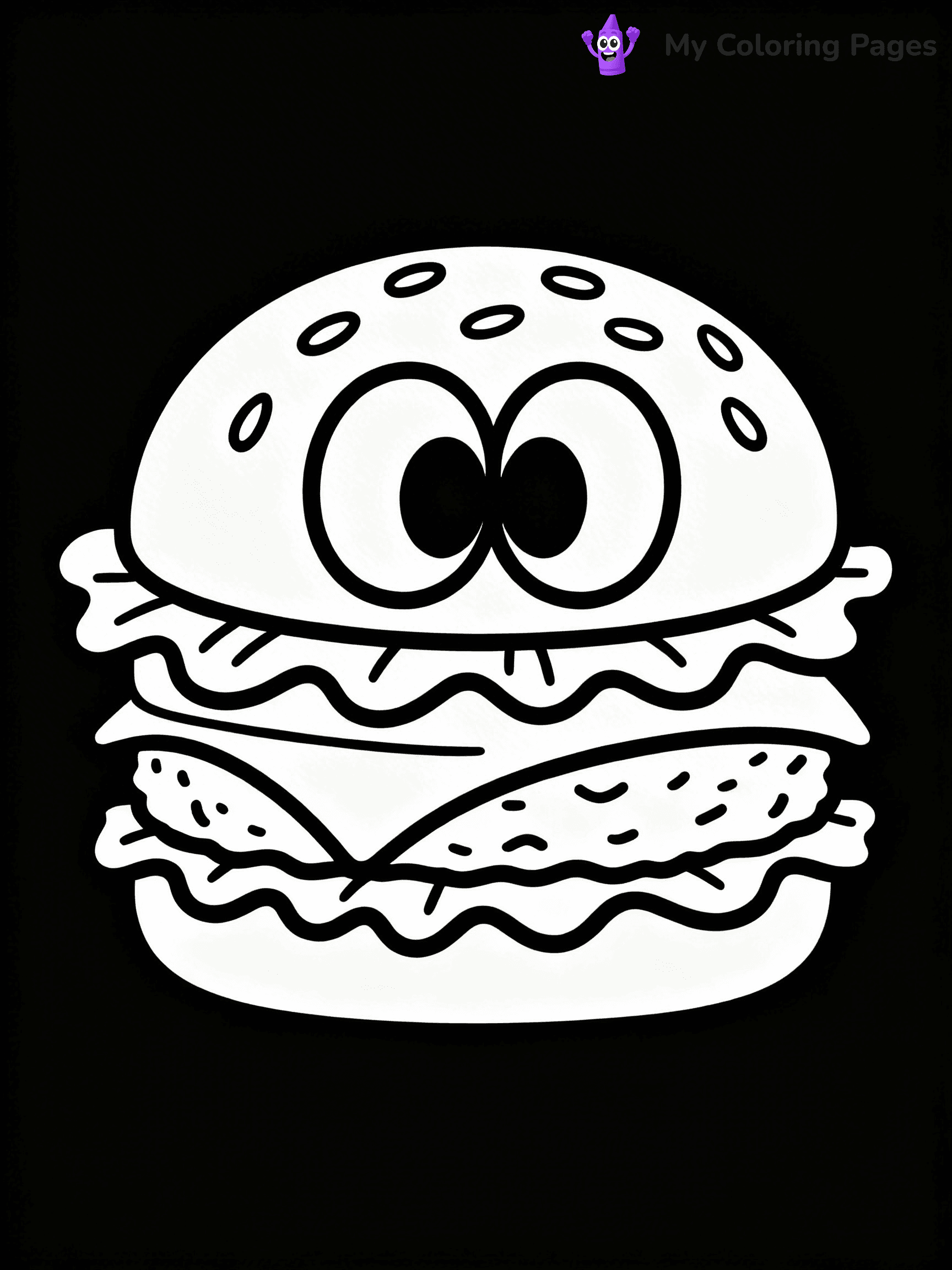 Cute Food Coloring Pages - 19