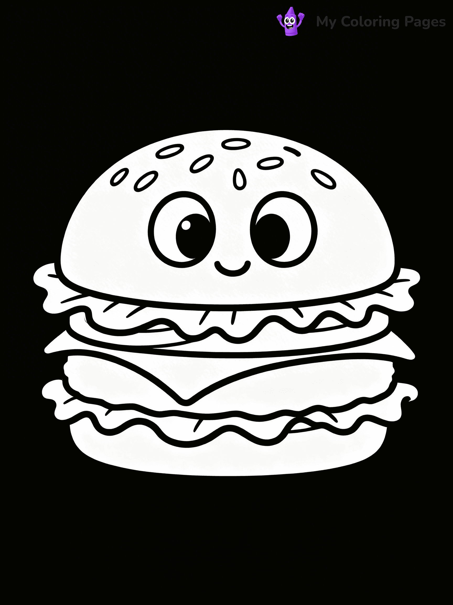 Cute Food Coloring Pages - 18