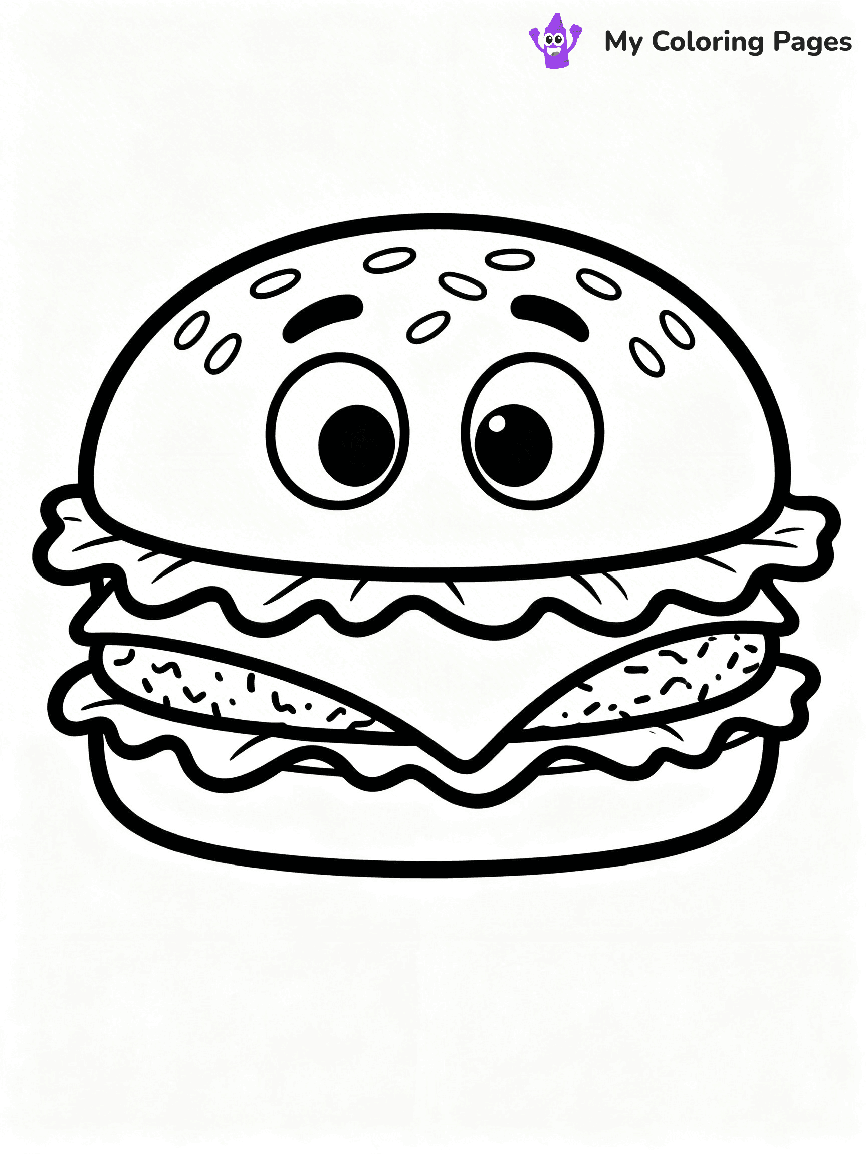Cute Food Coloring Pages - 15