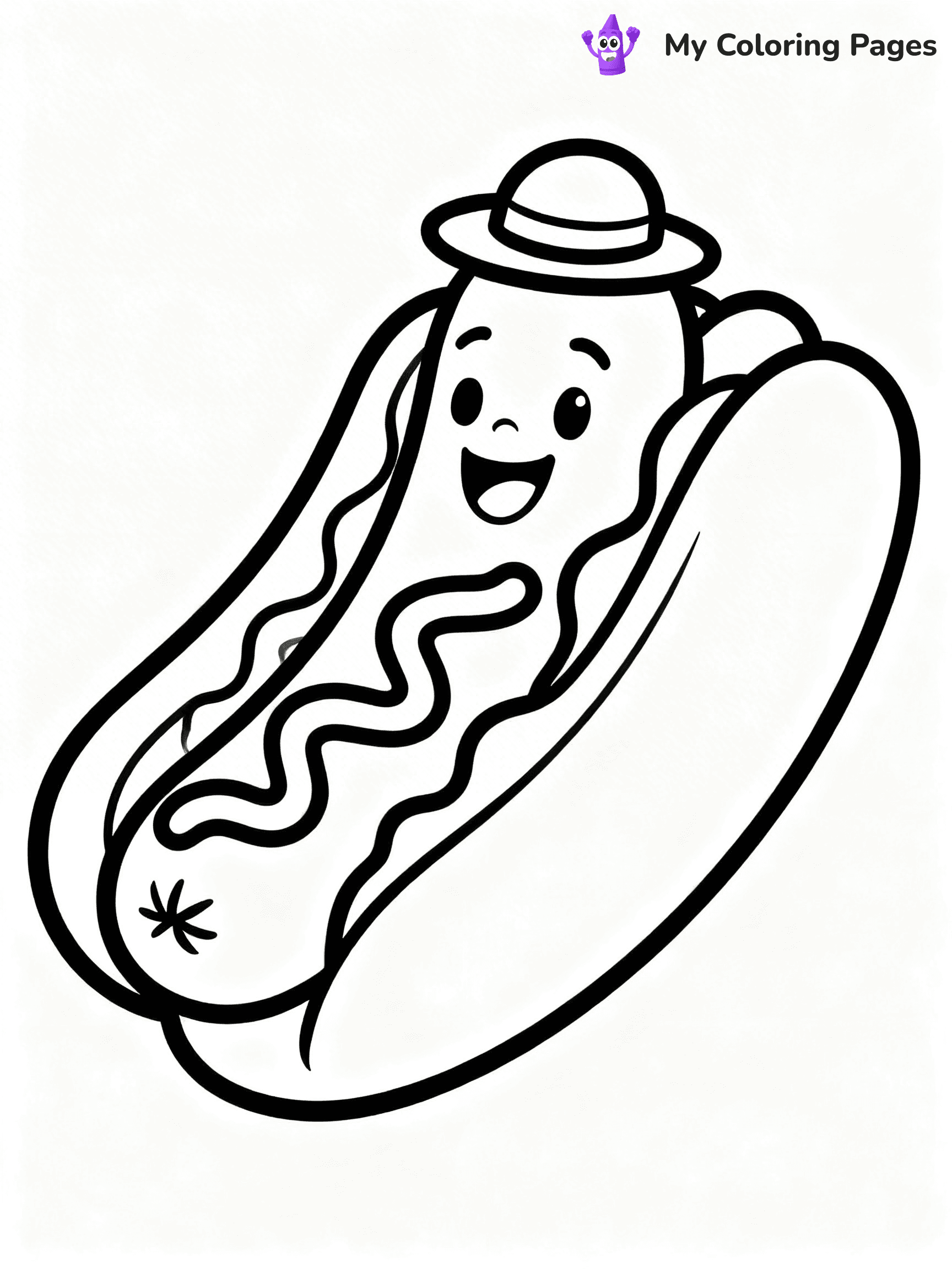 Cute Food Coloring Pages - 14