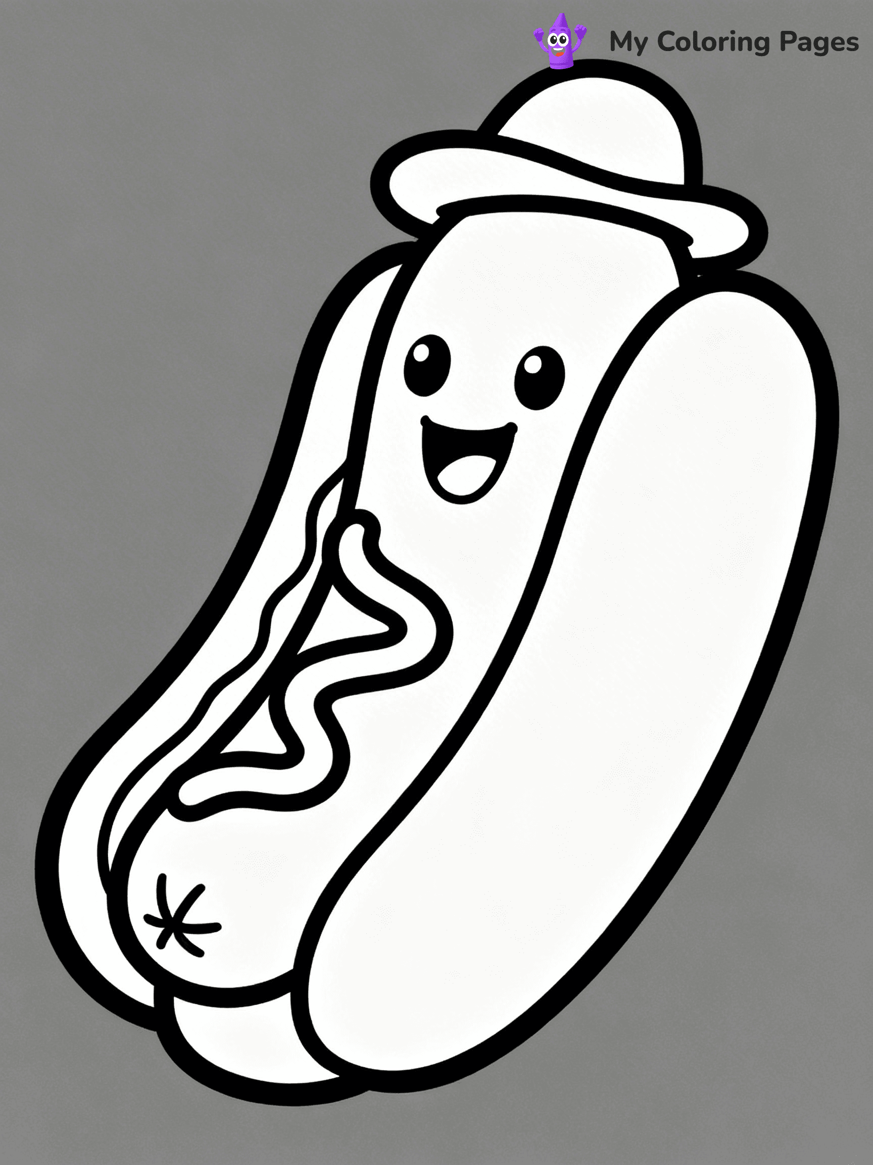 Cute Food Coloring Pages - 13