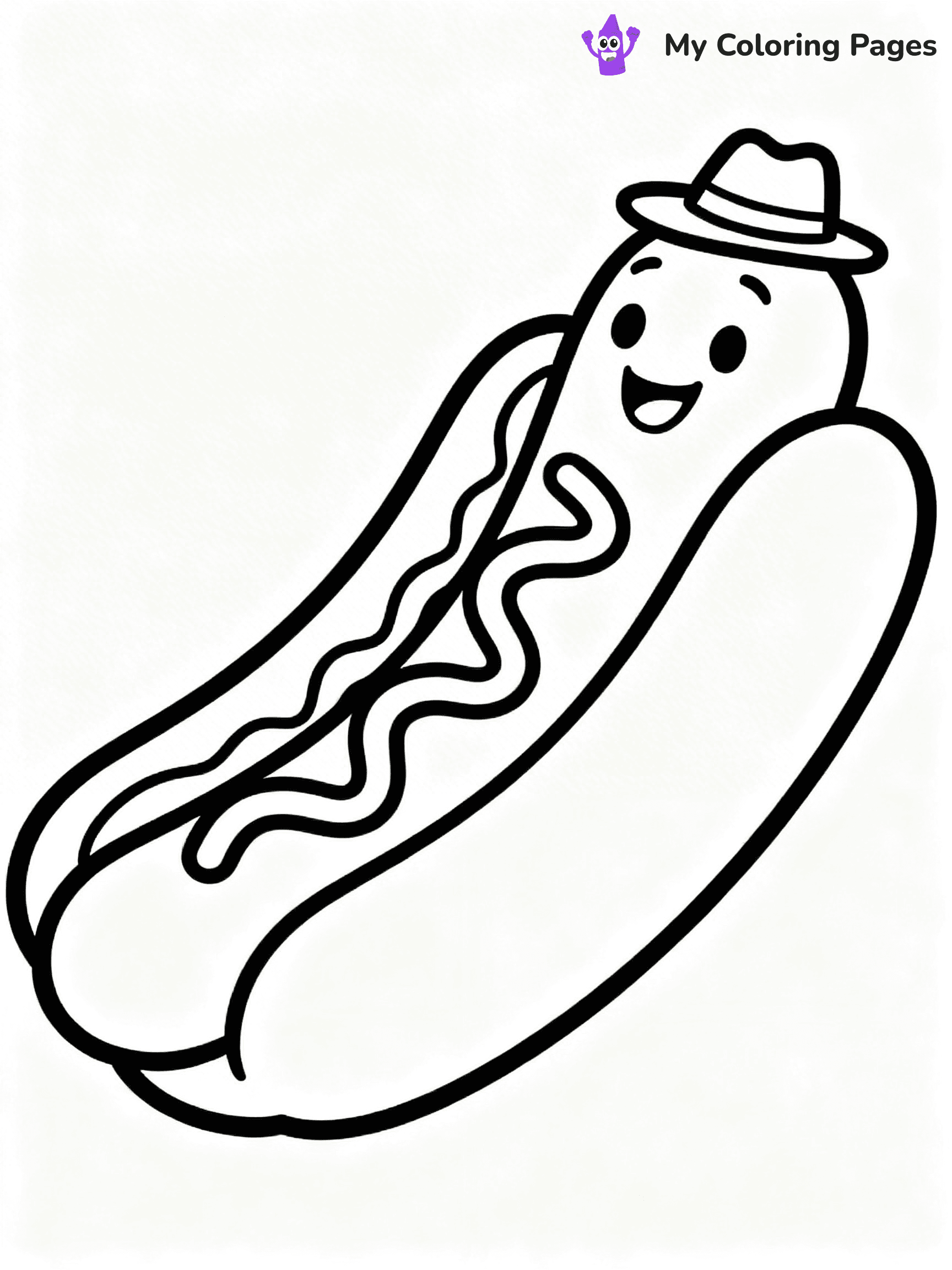 Cute Food Coloring Pages - 12