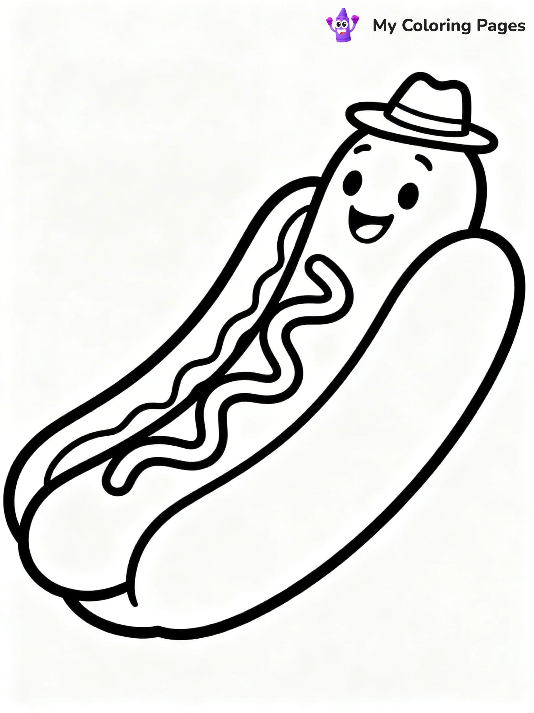 Cute Food Coloring Pages - 12