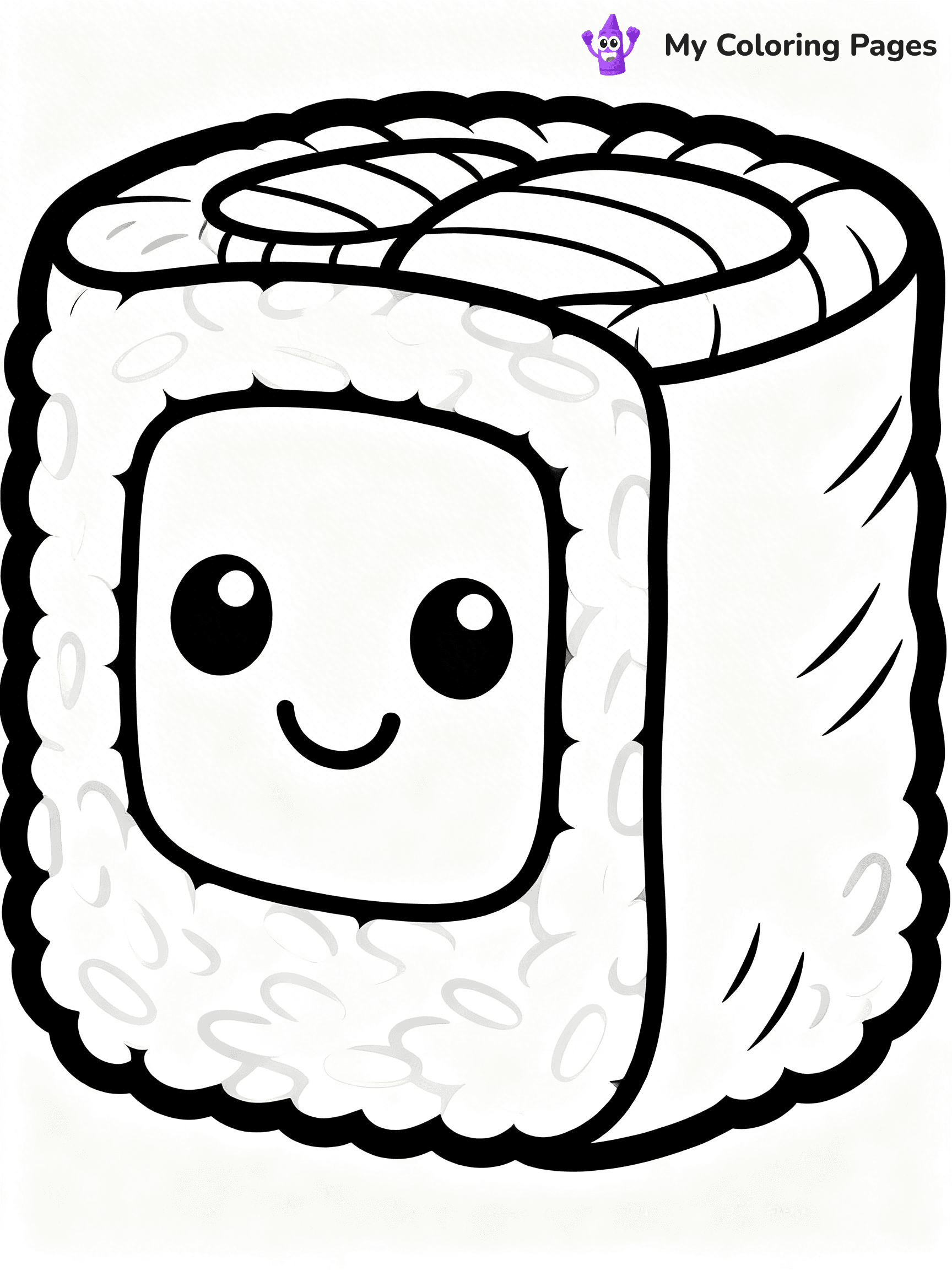 Cute Food Coloring Pages - 6