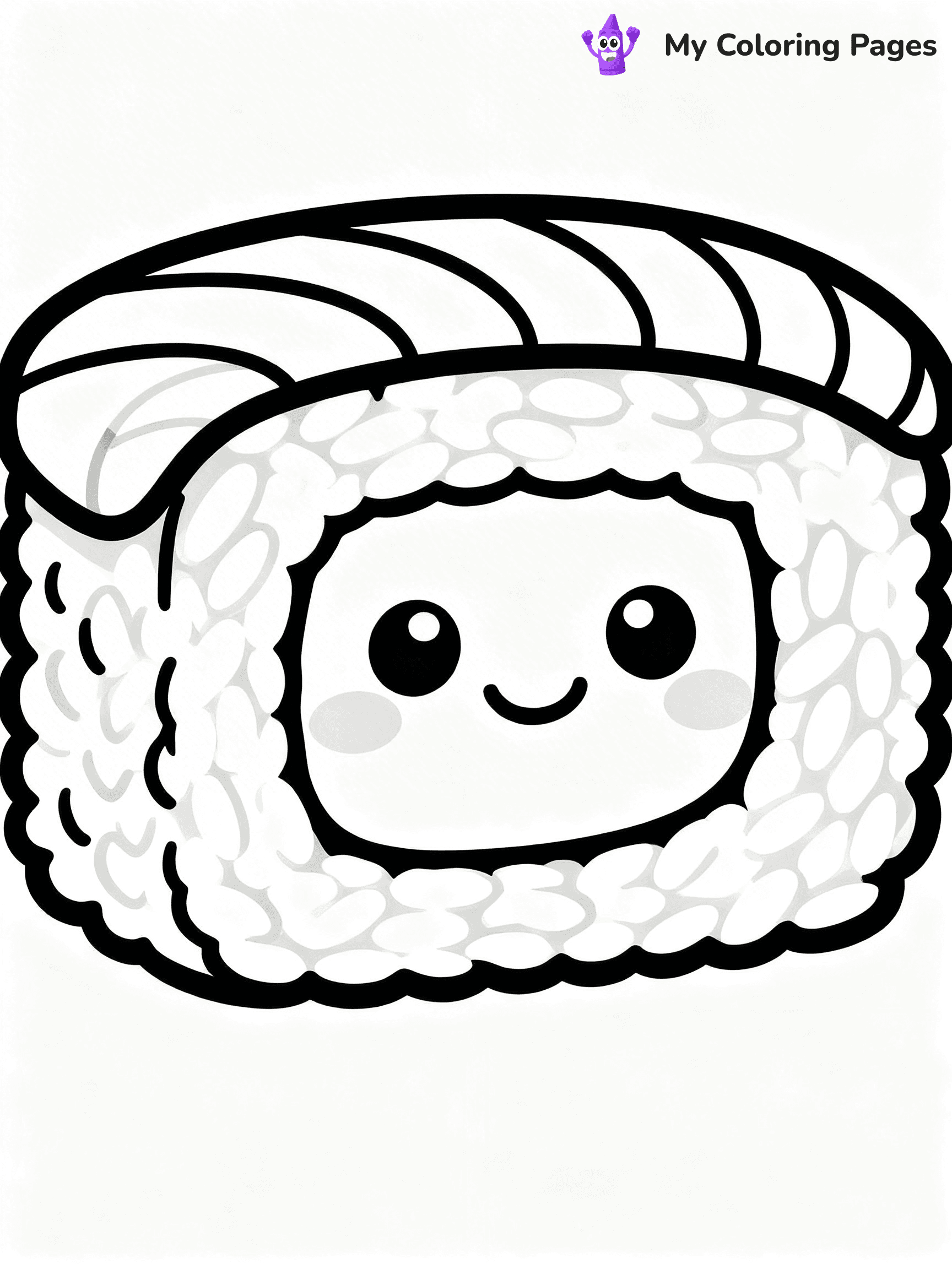 Cute Food Coloring Pages - 5