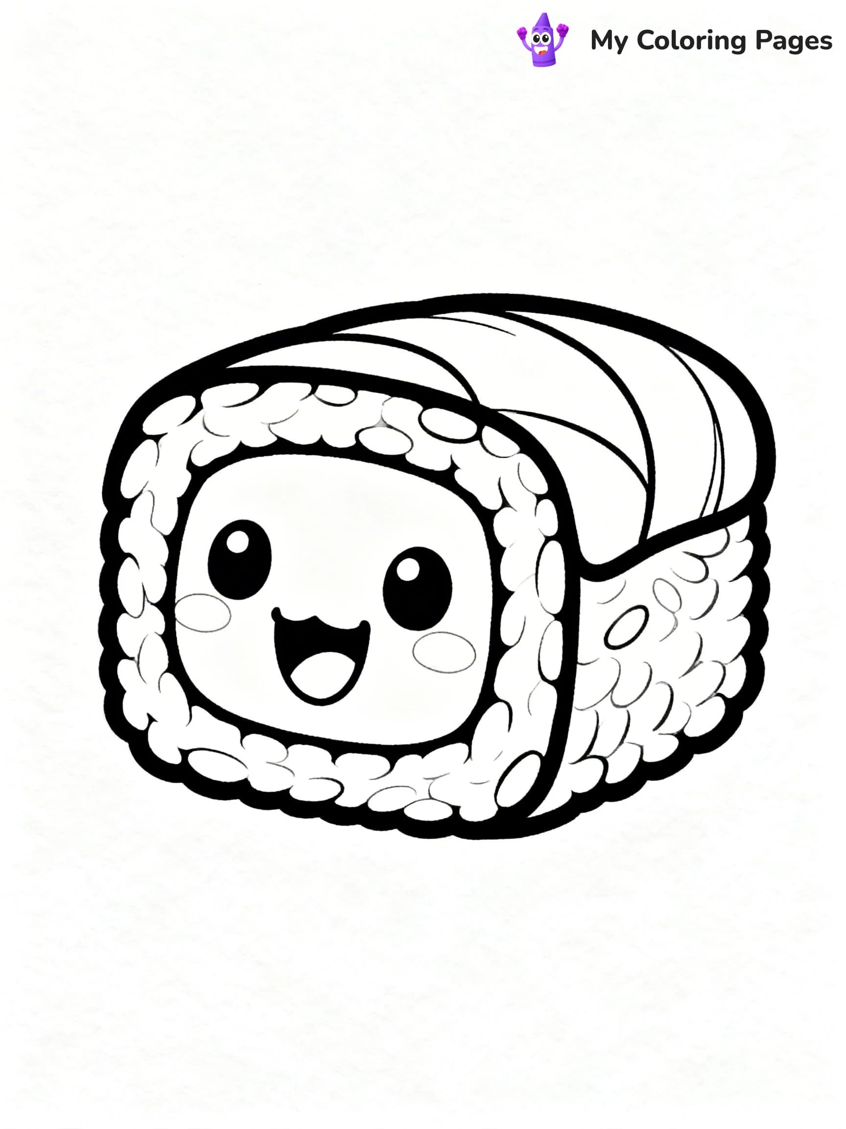 Cute Food Coloring Pages - 3