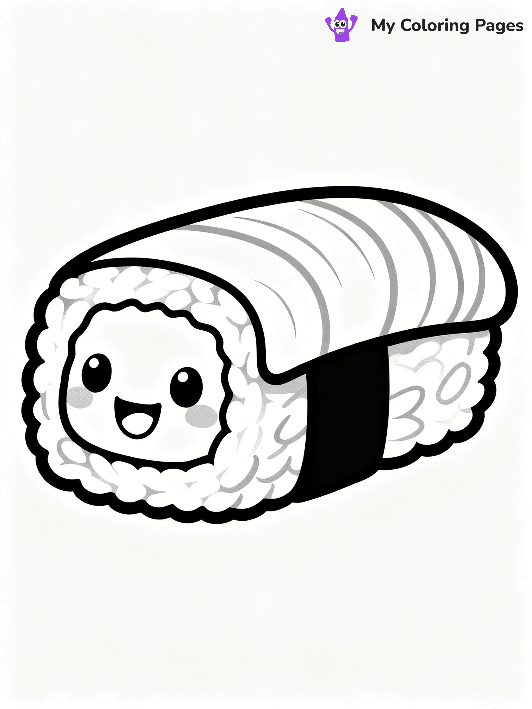 Cute Food Coloring Pages - 2