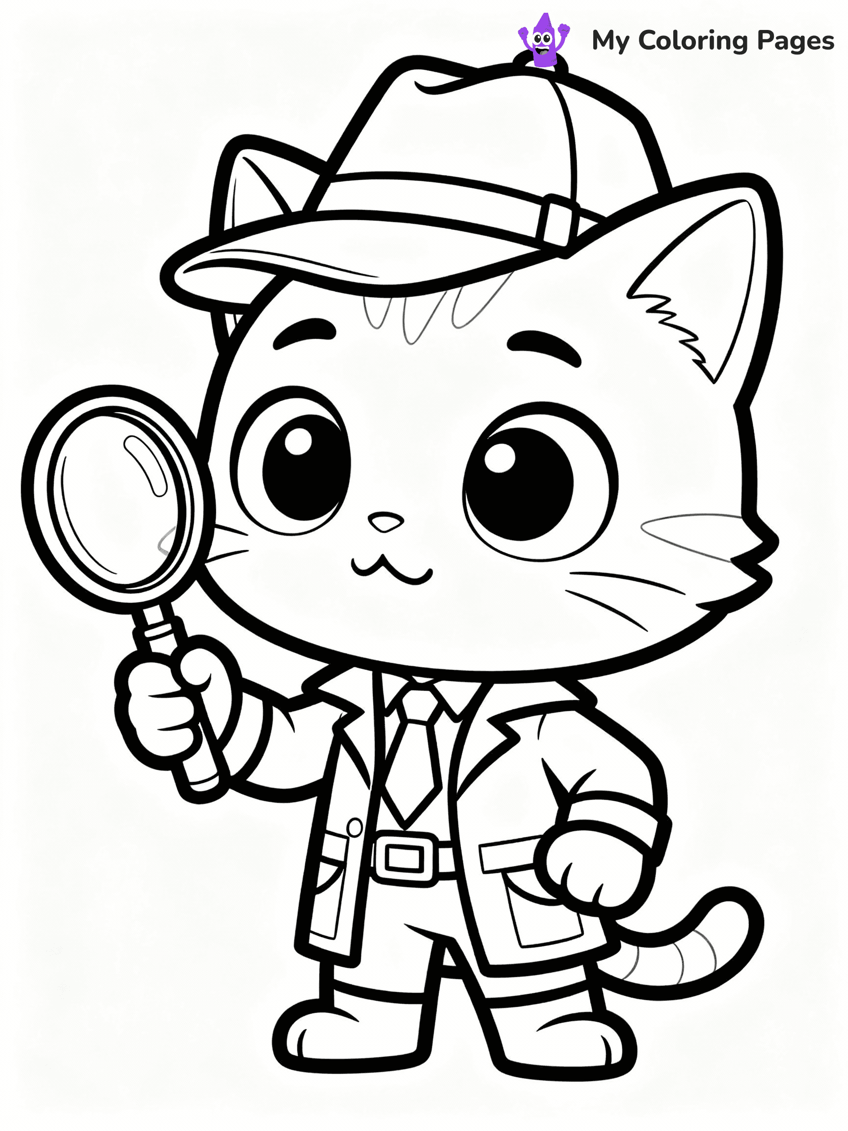 Super Kitties Coloring Pages - 10