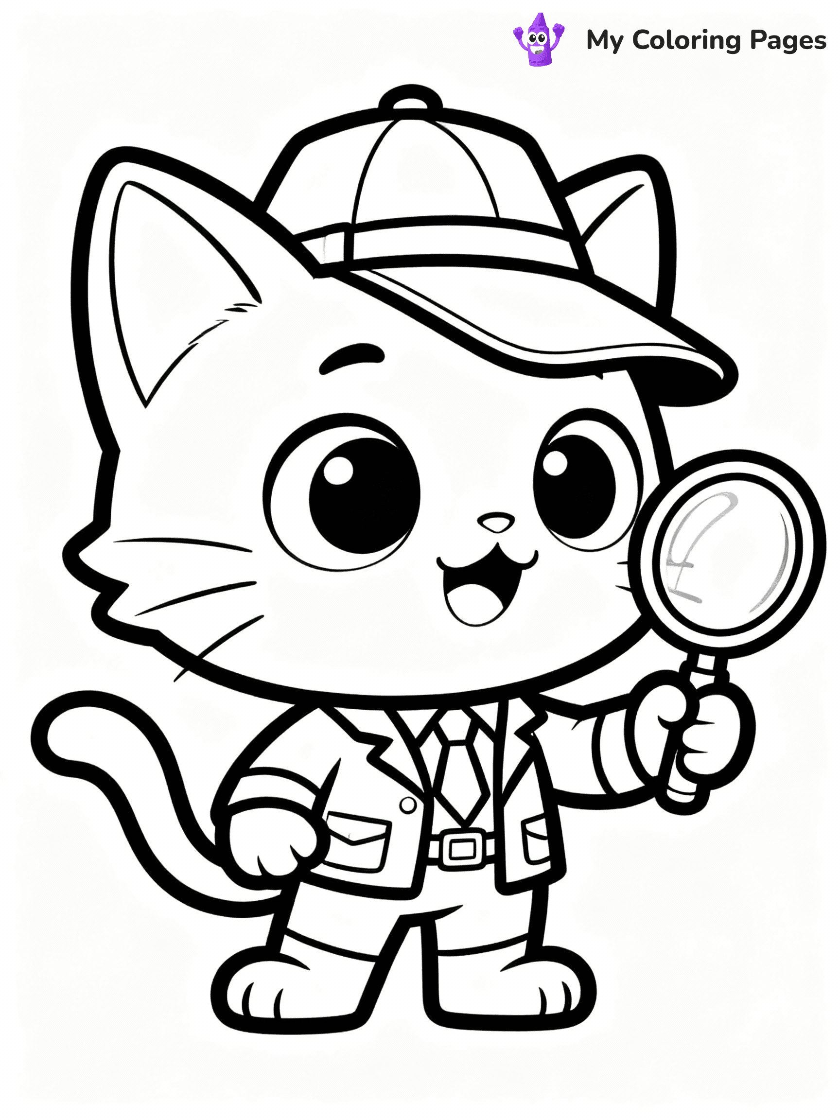 Super Kitties Coloring Pages - 9