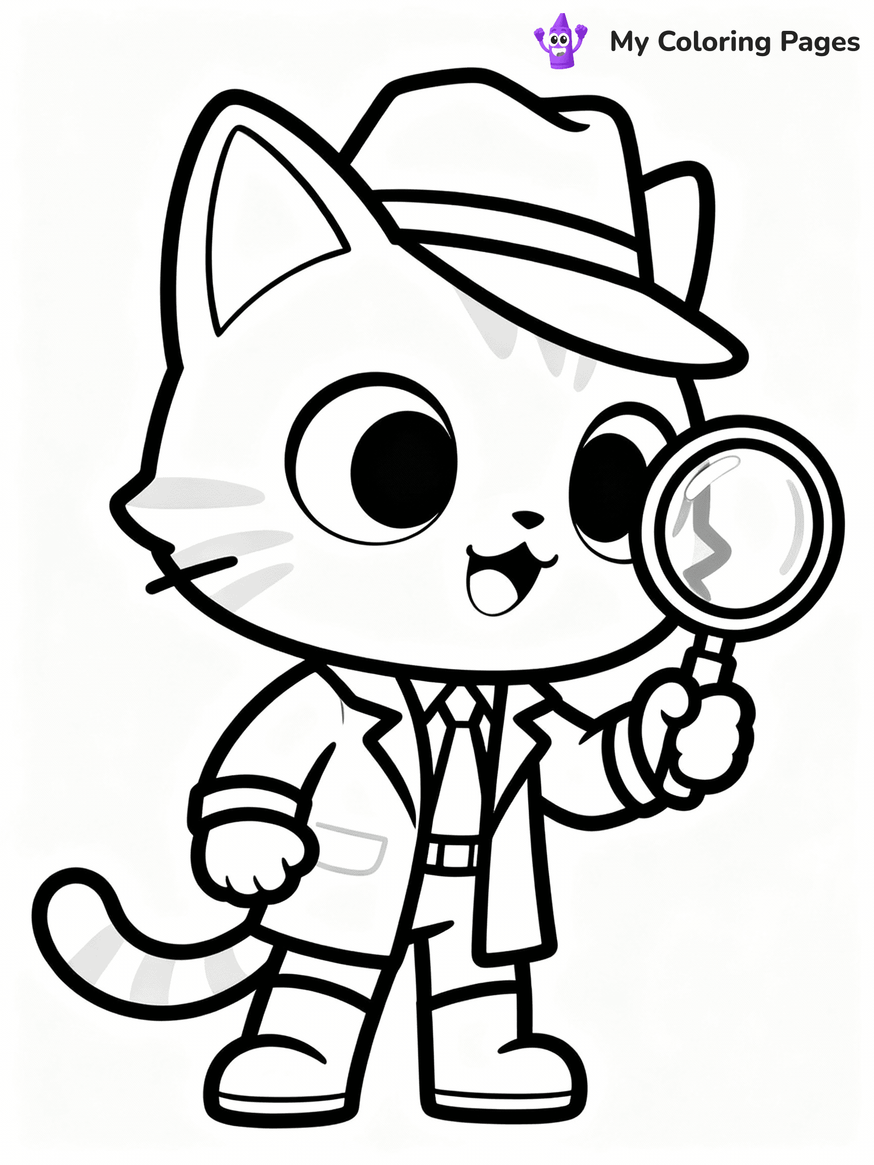 Super Kitties Coloring Pages - 7