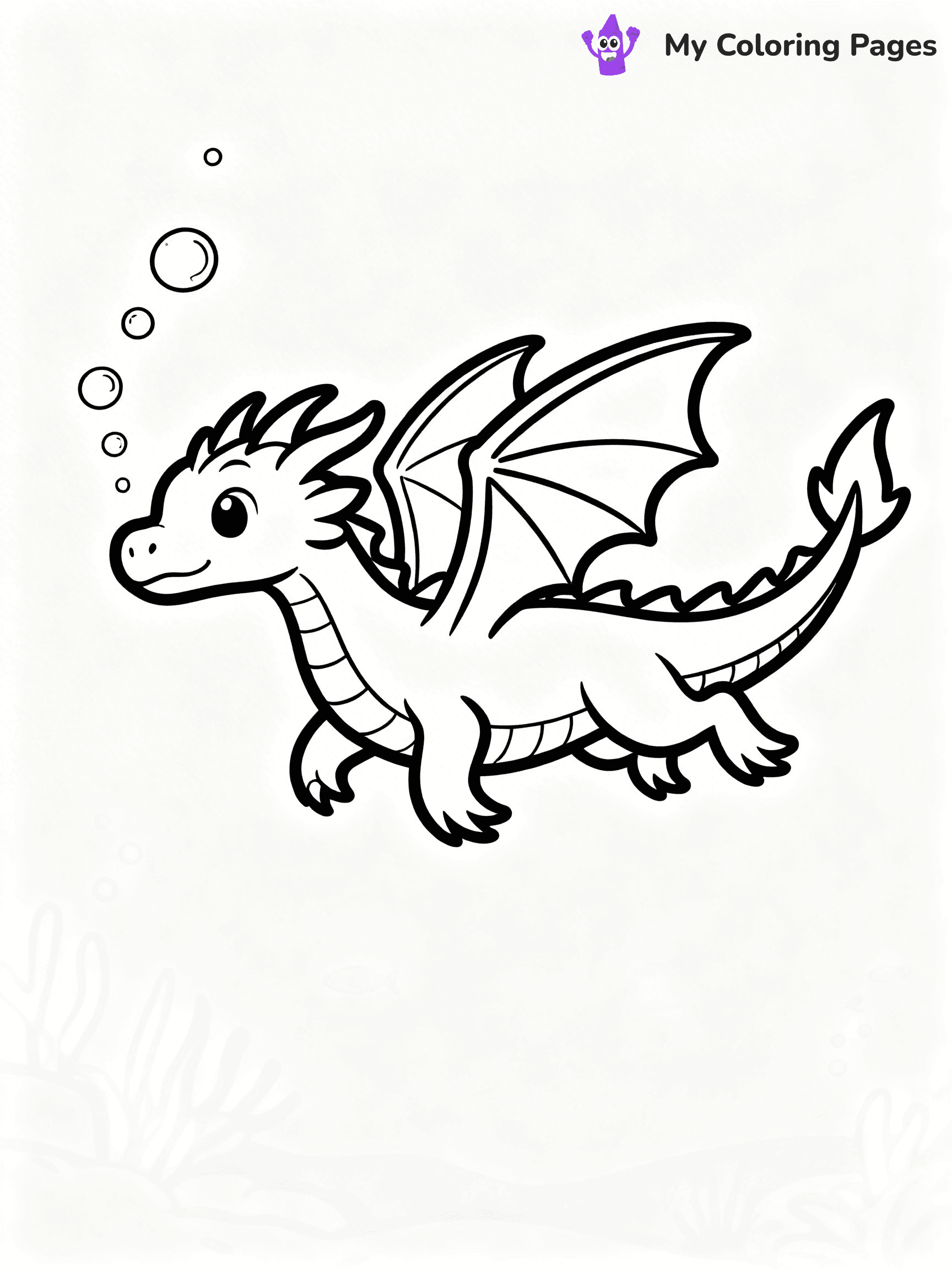 Realistic Dragon Coloring Pages For Adults - 39