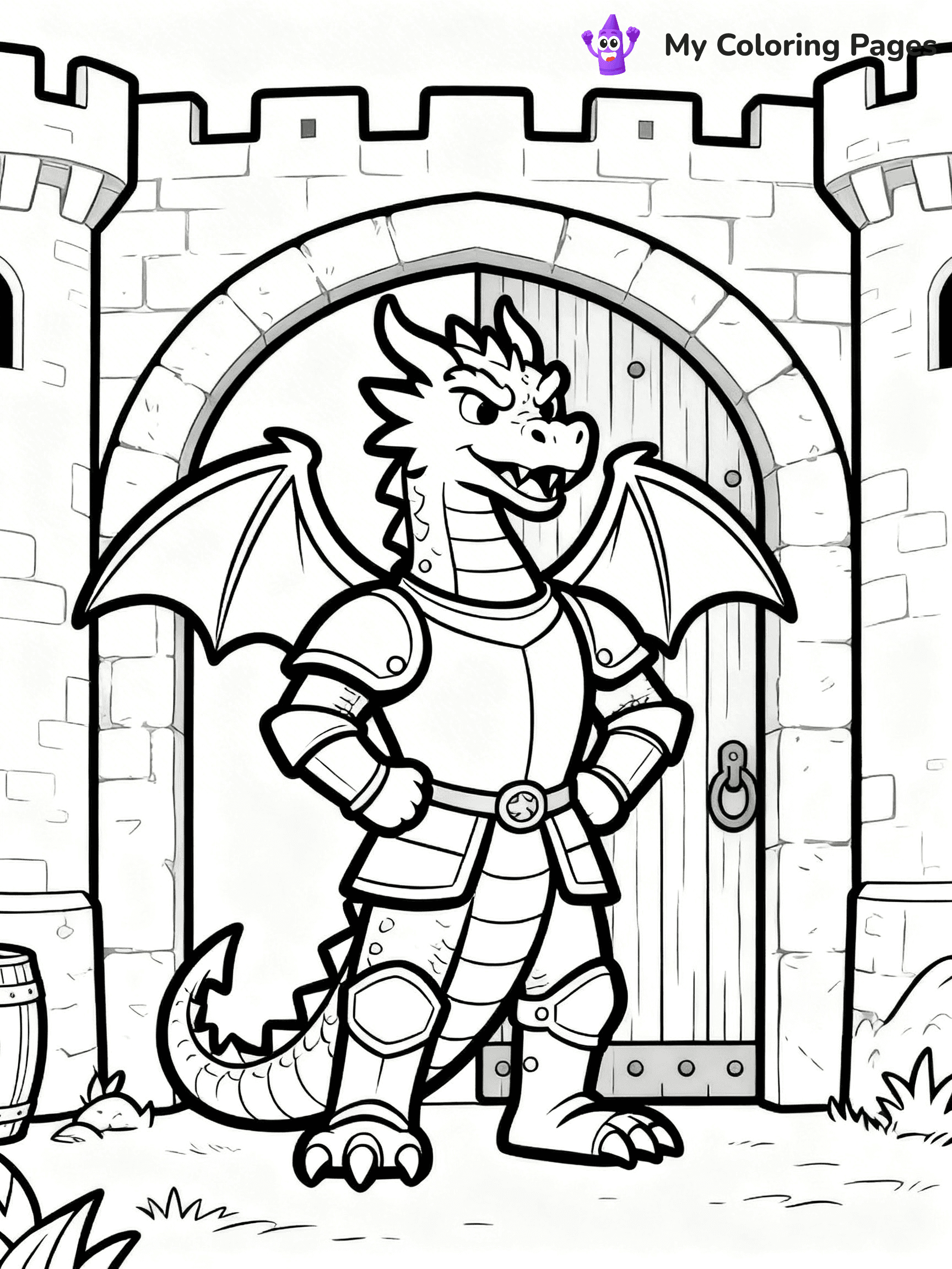 Realistic Dragon Coloring Pages For Adults - 25