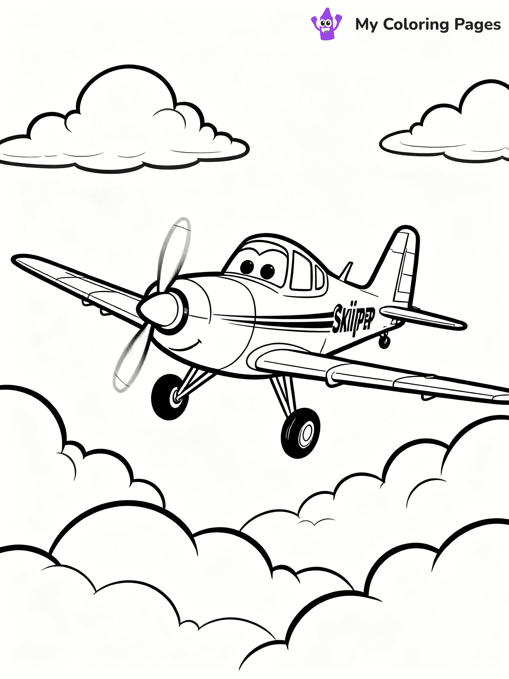 Dusty Crophopper Coloring Pages - 27