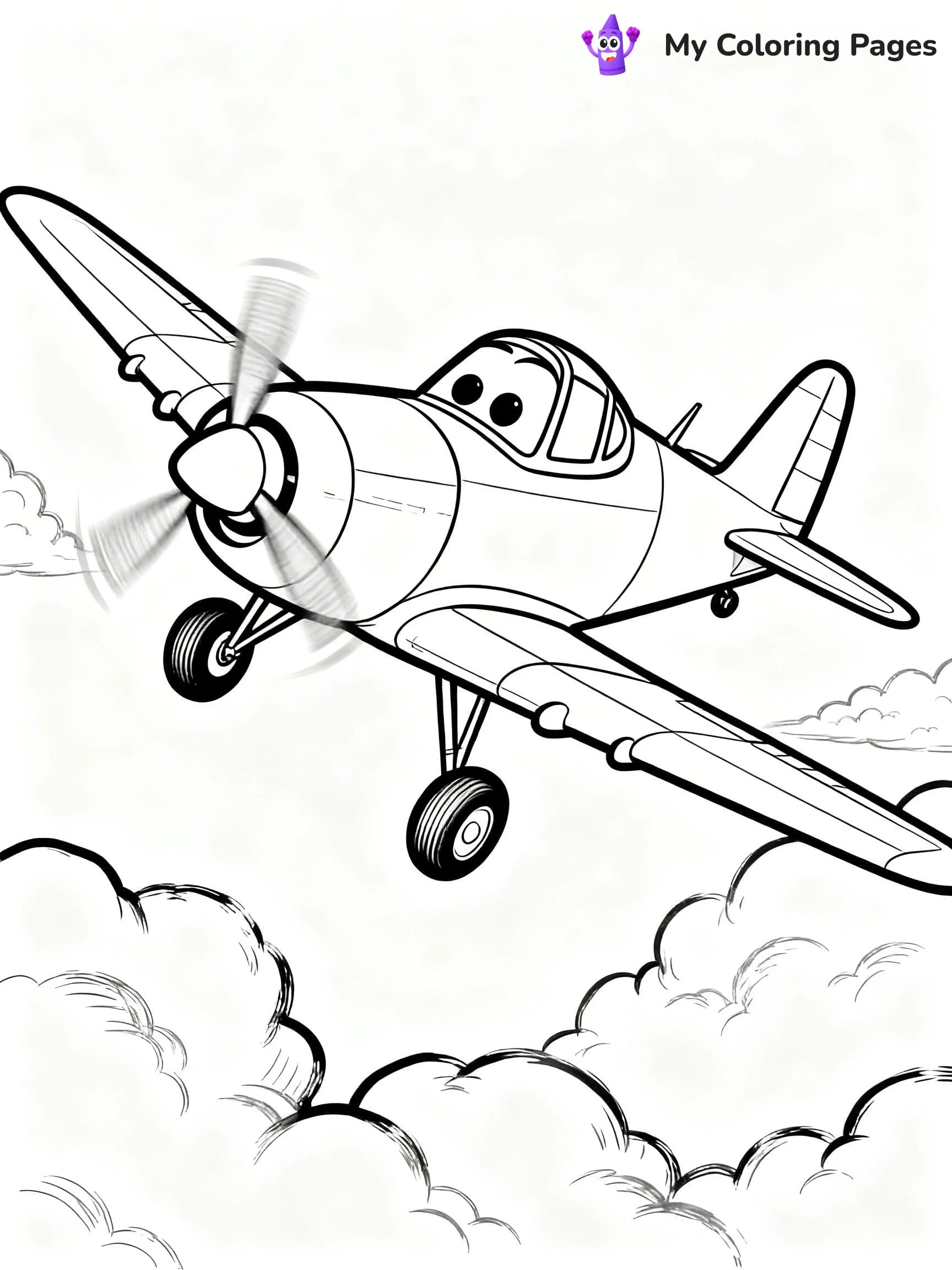 Dusty Crophopper Coloring Pages - 24