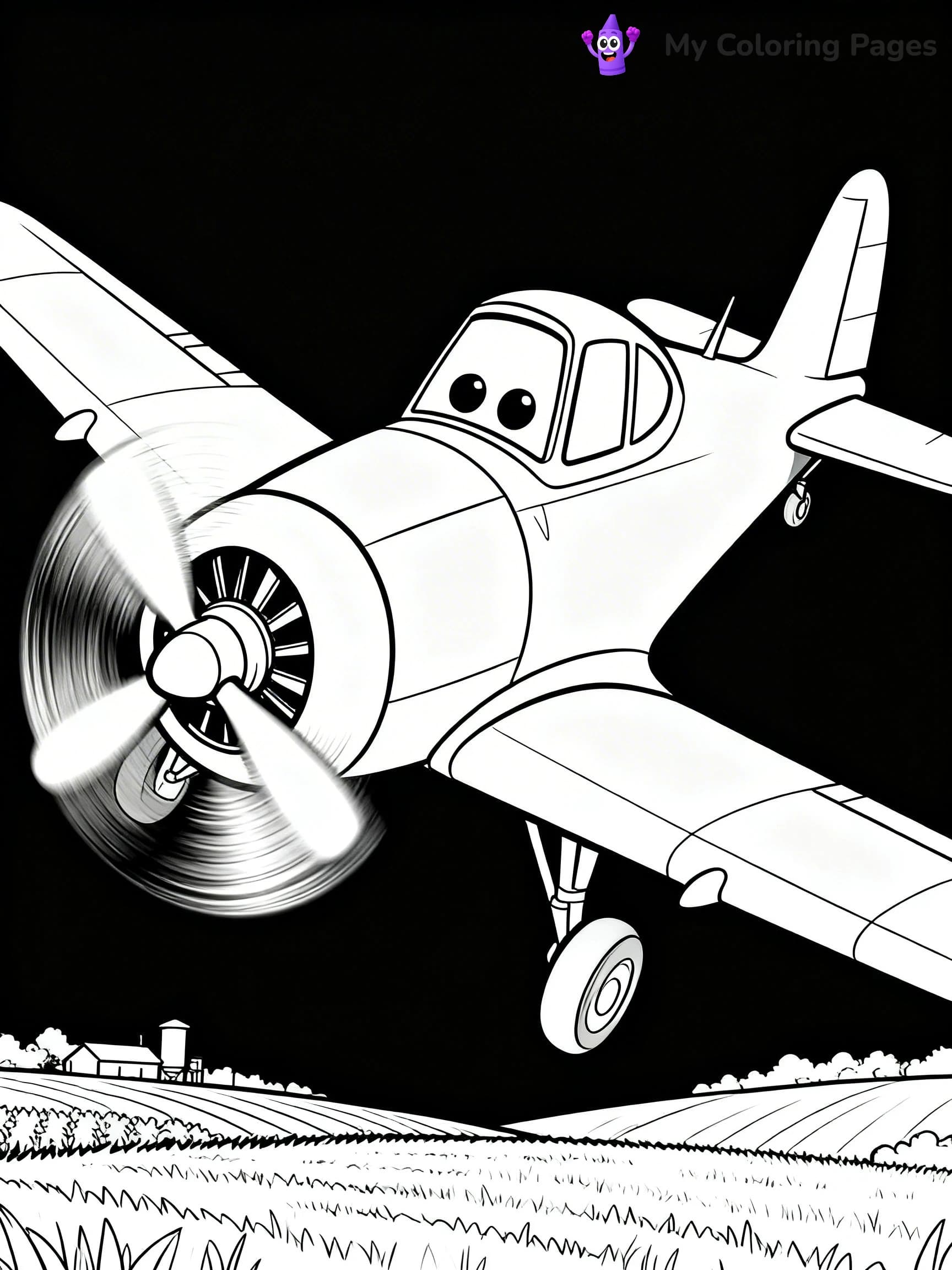 Dusty Crophopper Coloring Pages - 22