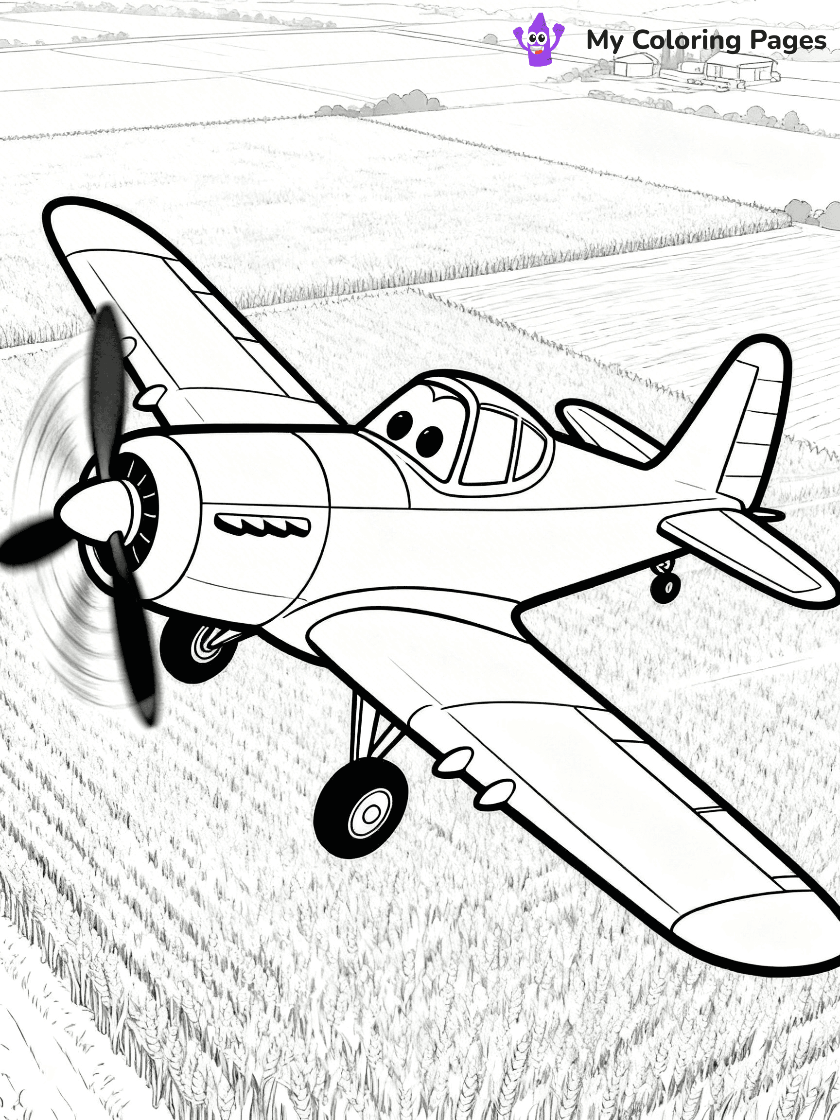 Dusty Crophopper Coloring Pages - 18