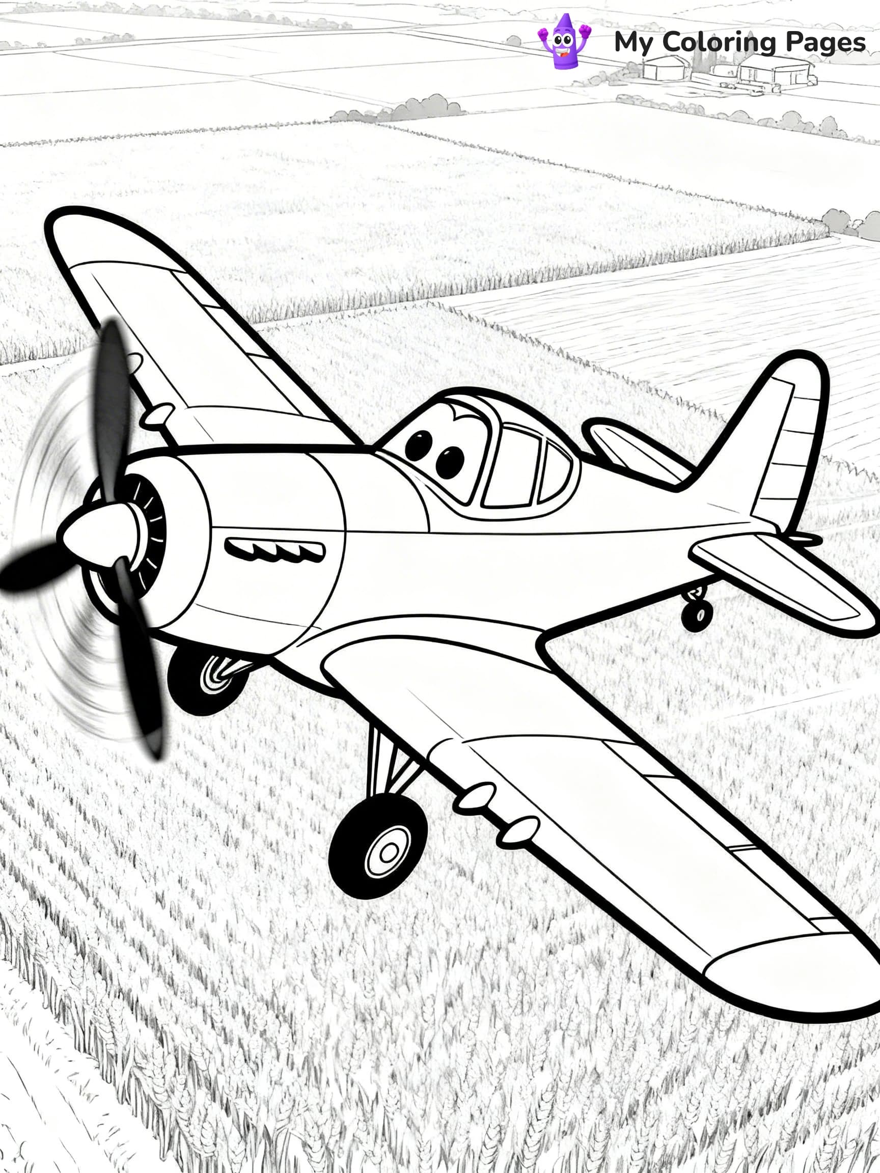 Dusty Crophopper Coloring Pages - 18