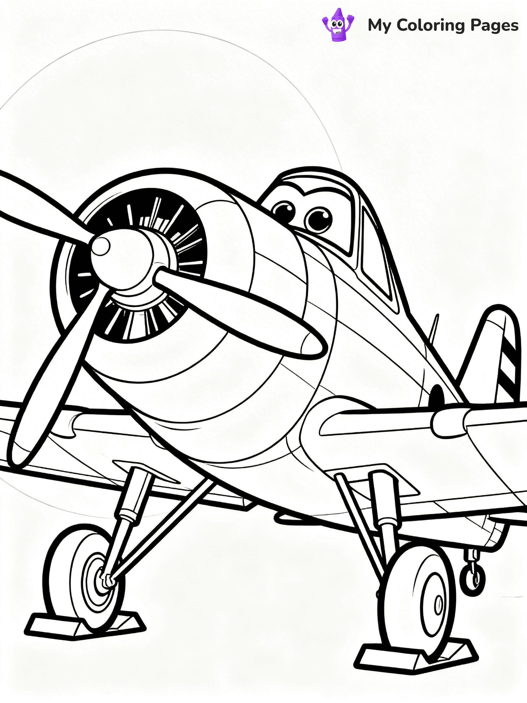 Dusty Crophopper Coloring Pages - 16