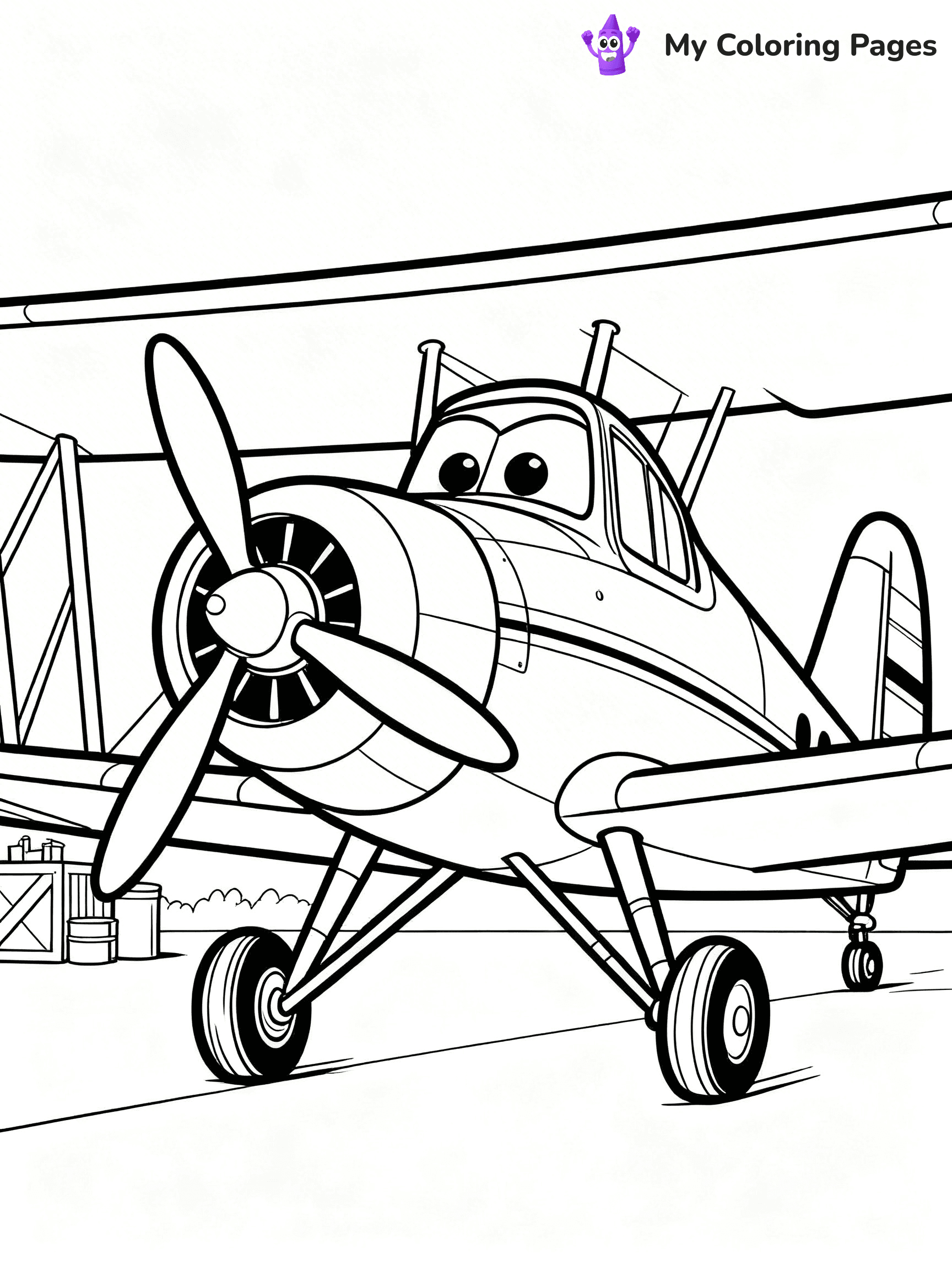 Dusty Crophopper Coloring Pages - 15