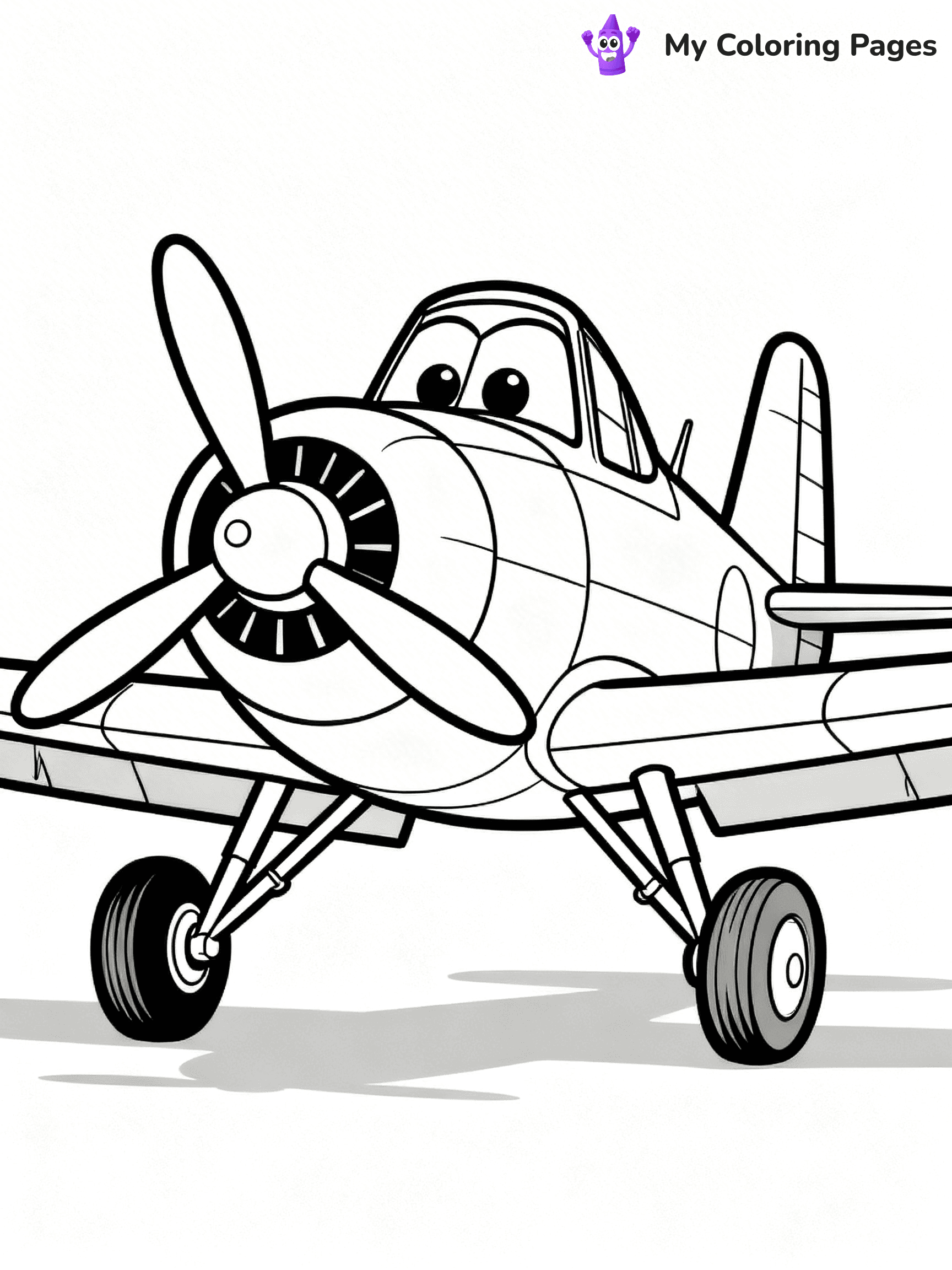 Dusty Crophopper Coloring Pages - 14
