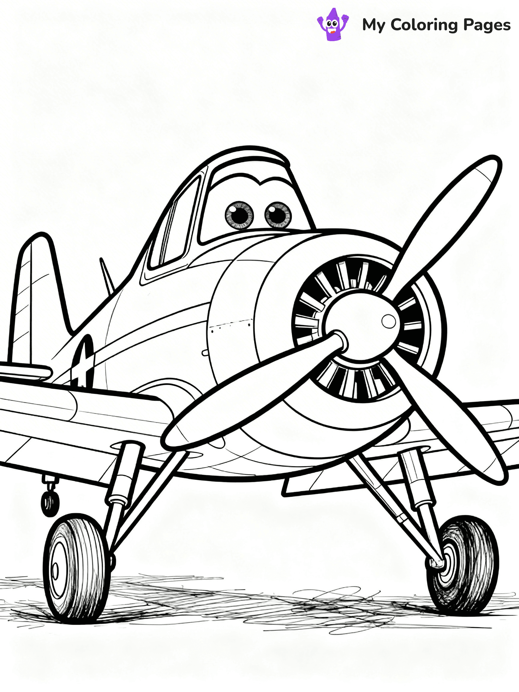 Dusty Crophopper Coloring Pages - 13