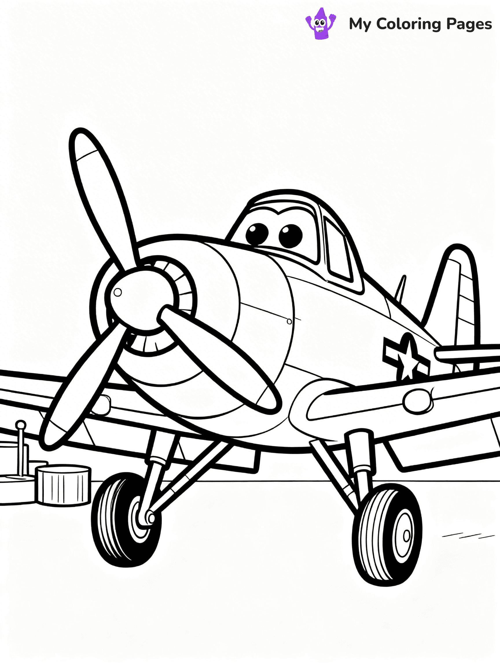 Dusty Crophopper Coloring Pages - 12