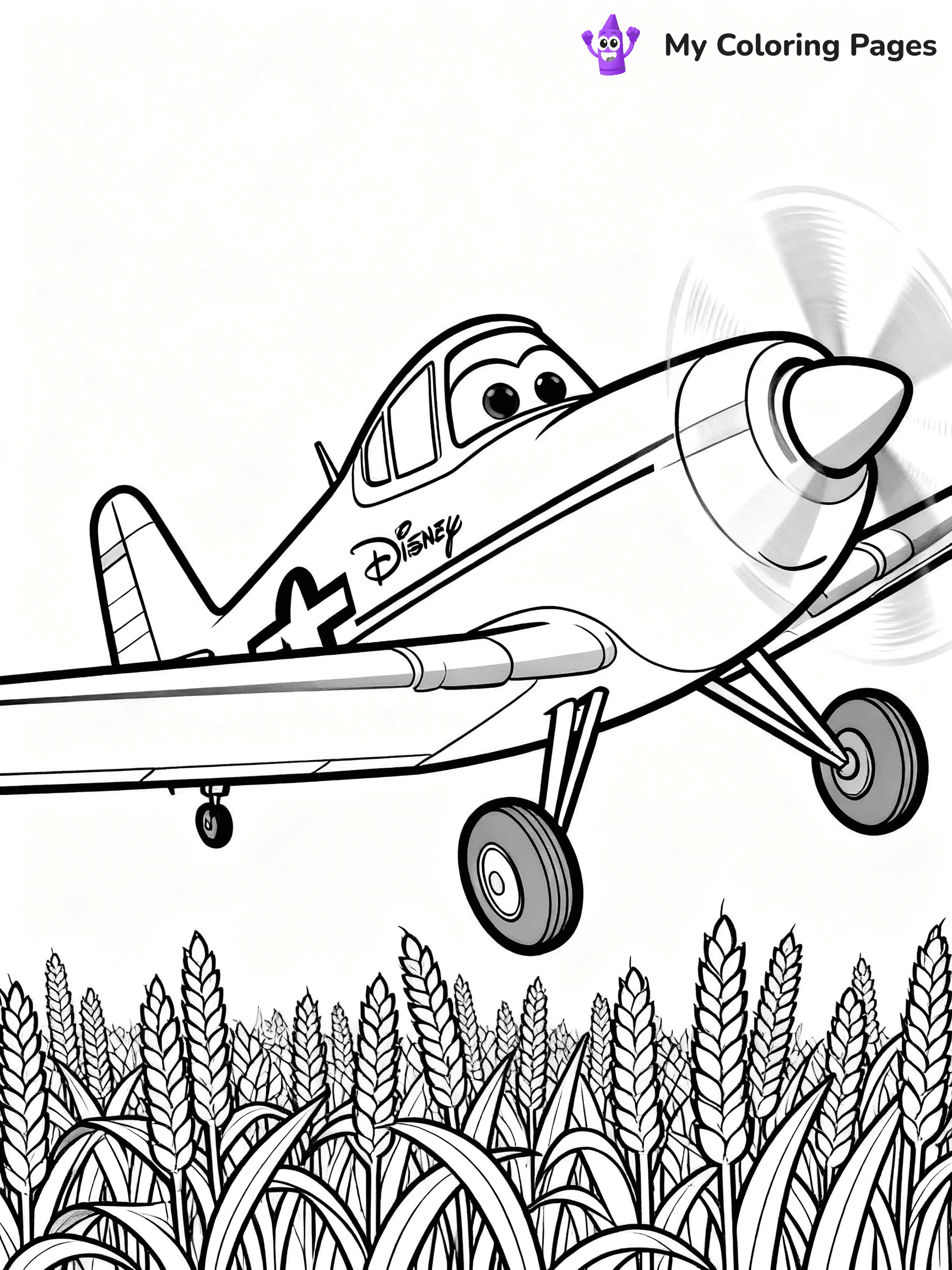 Dusty Crophopper Coloring Pages - 11