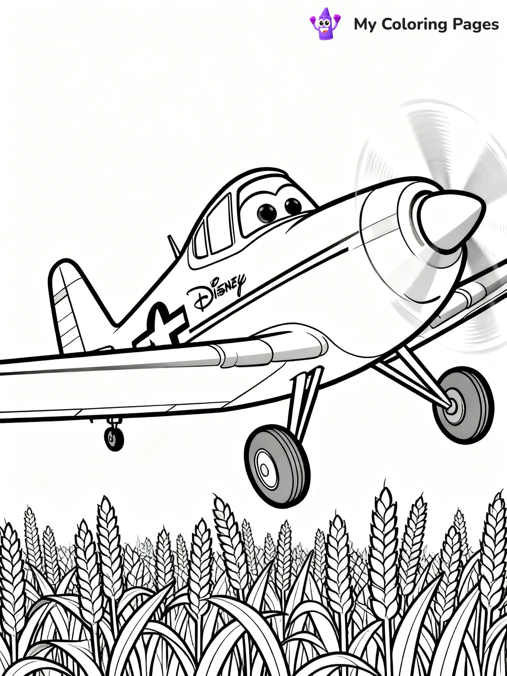 Dusty Crophopper Coloring Pages - 11