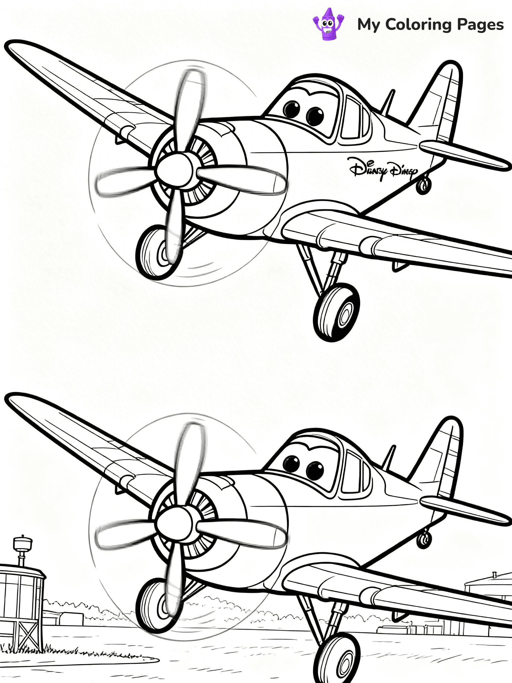 Dusty Crophopper Coloring Pages - 8