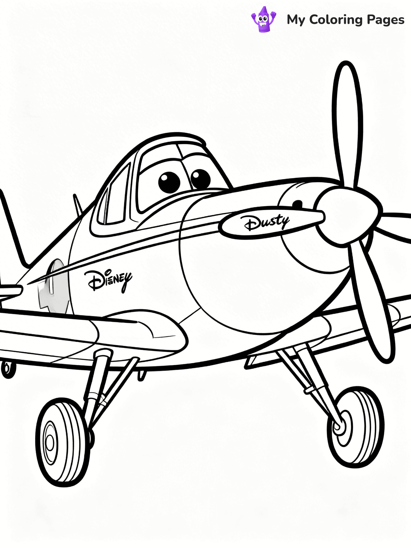 Dusty Crophopper Coloring Pages - 7
