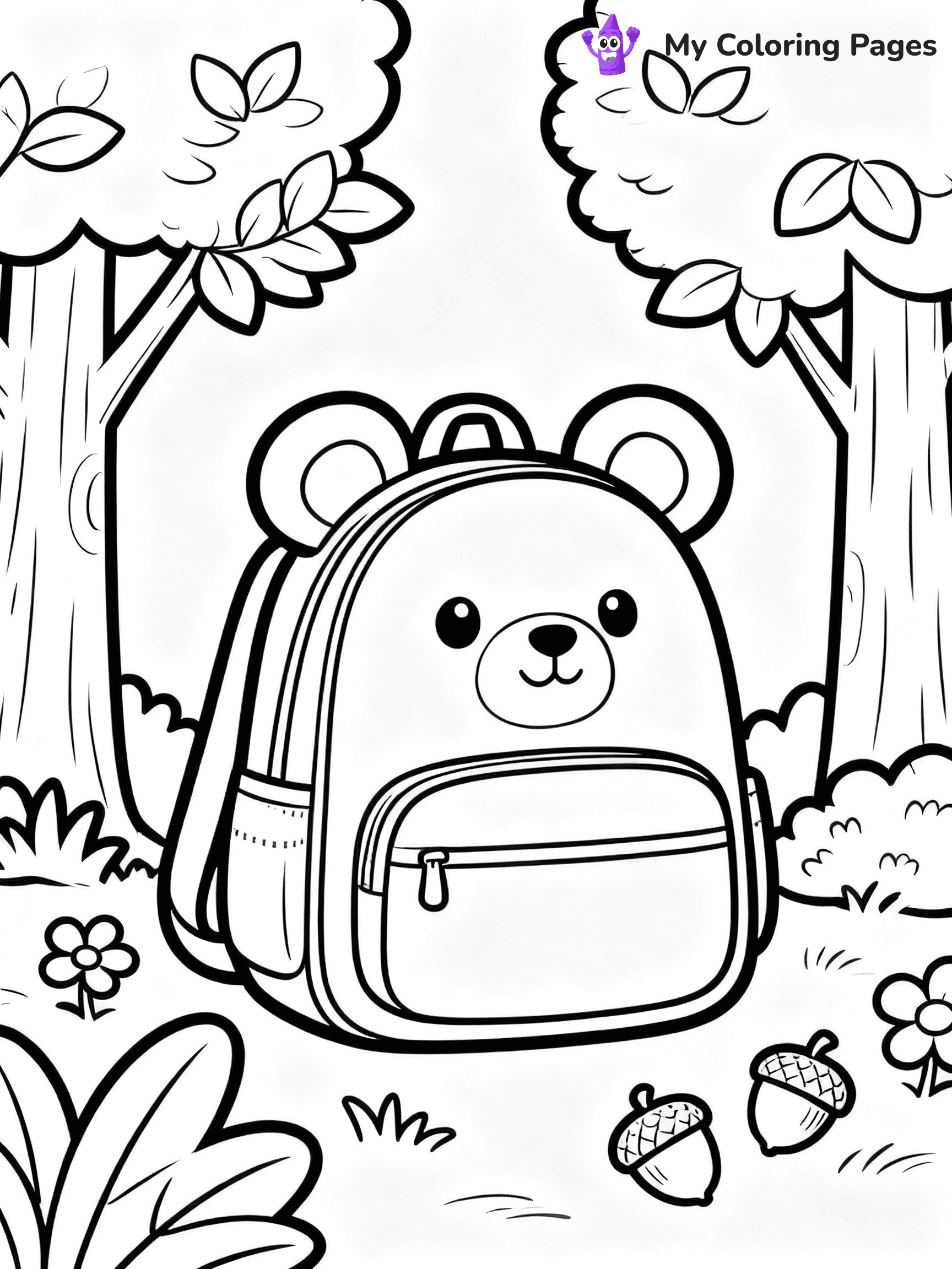 Backpack Coloring Pages - 69