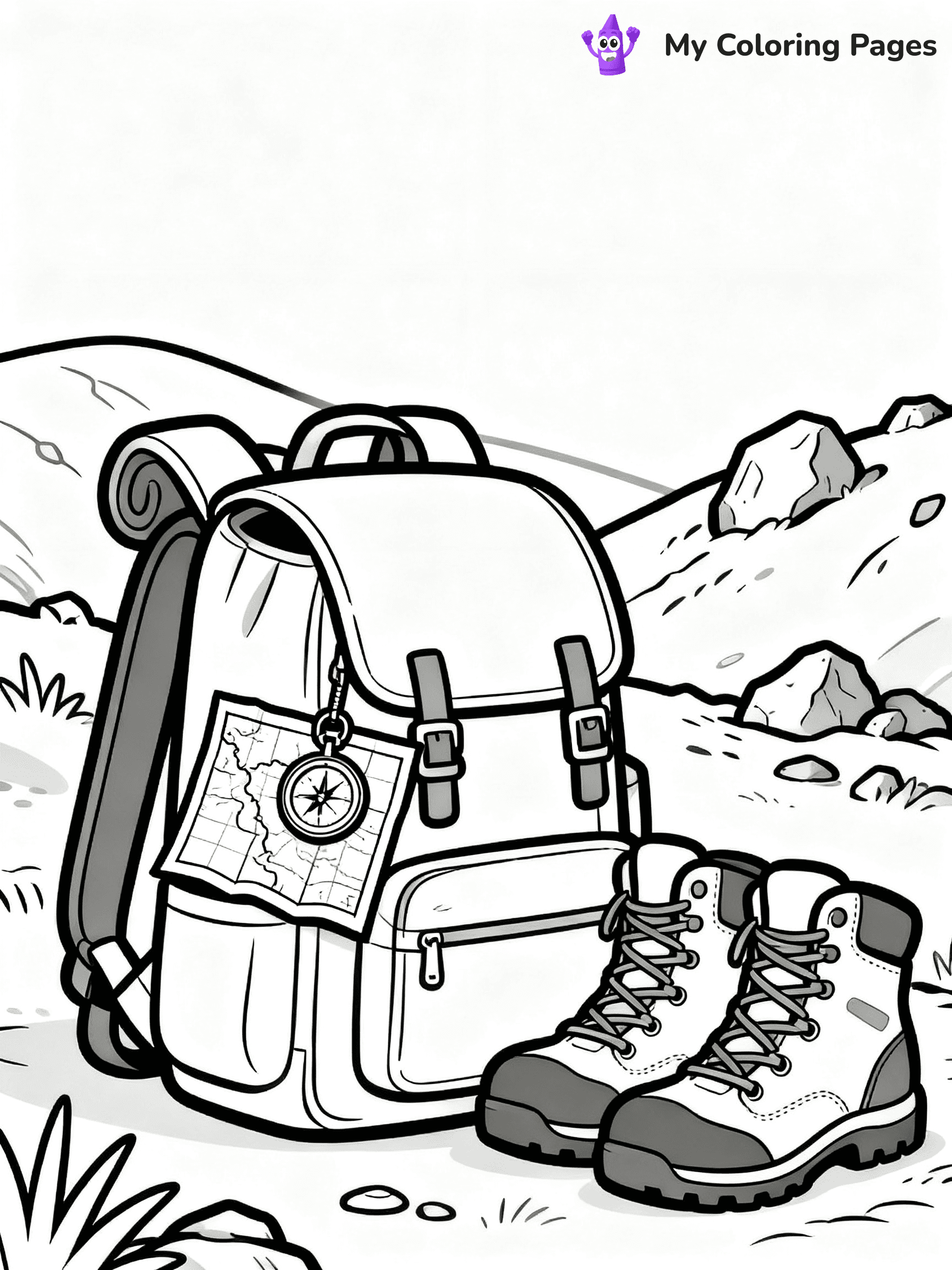 Backpack Coloring Pages - 67